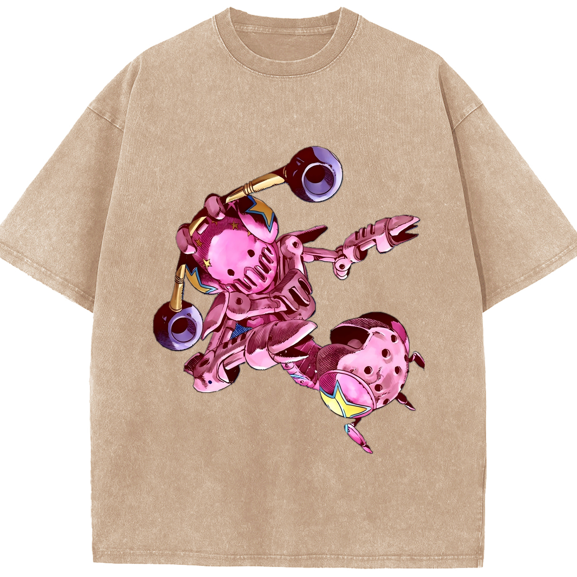 （画像用） ジョジョの奇妙な冒険 ジョナサン?ジョースター JoJo's Bizarre Adventure Jonathan Joestar 綿100% ヴィンテージ風 半袖Tシャツ（フロントプリント）