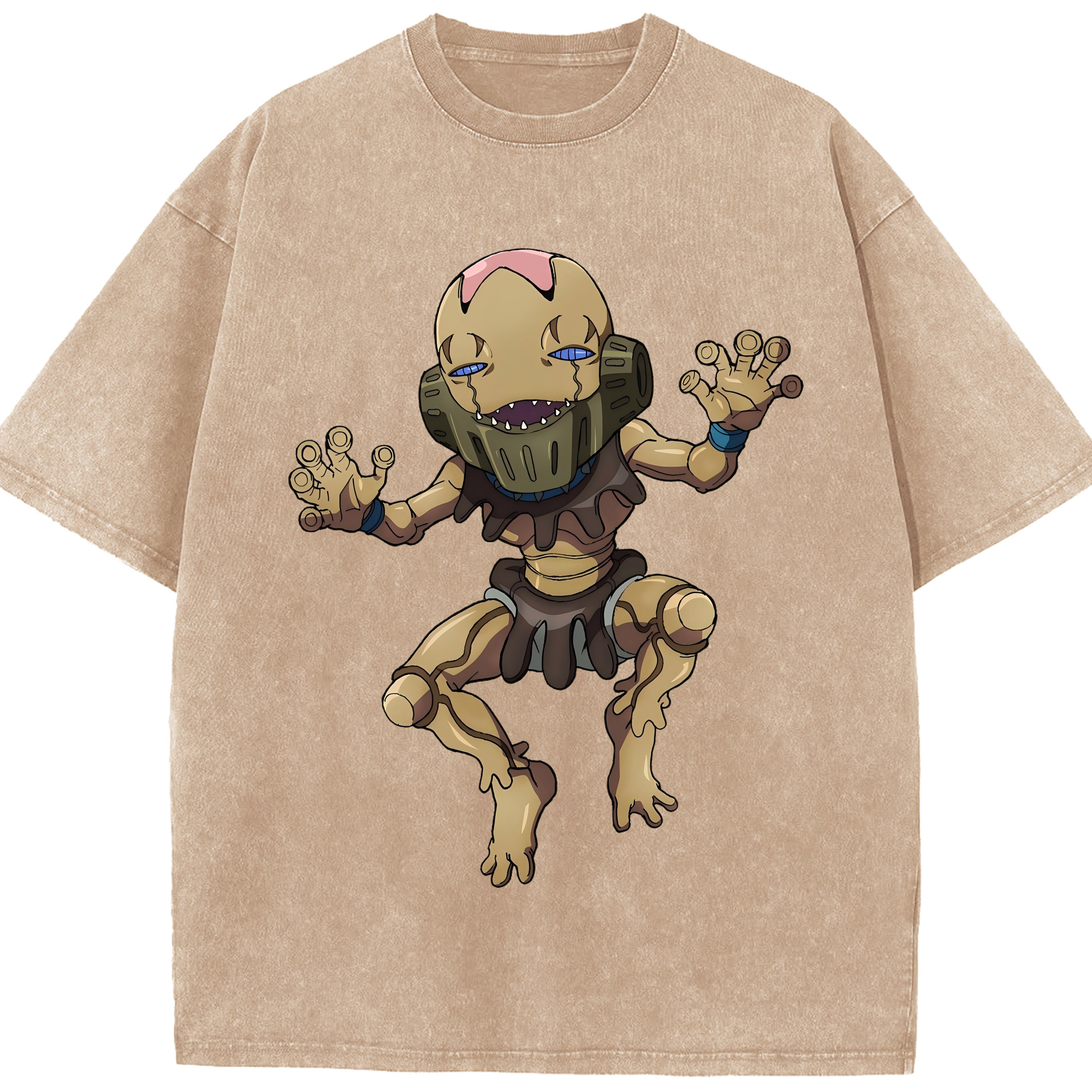 （画像用） ジョジョの奇妙な冒険 JoJo's Bizarre Adventure 綿100% ヴィンテージ風 半袖Tシャツ（フロントプリント）