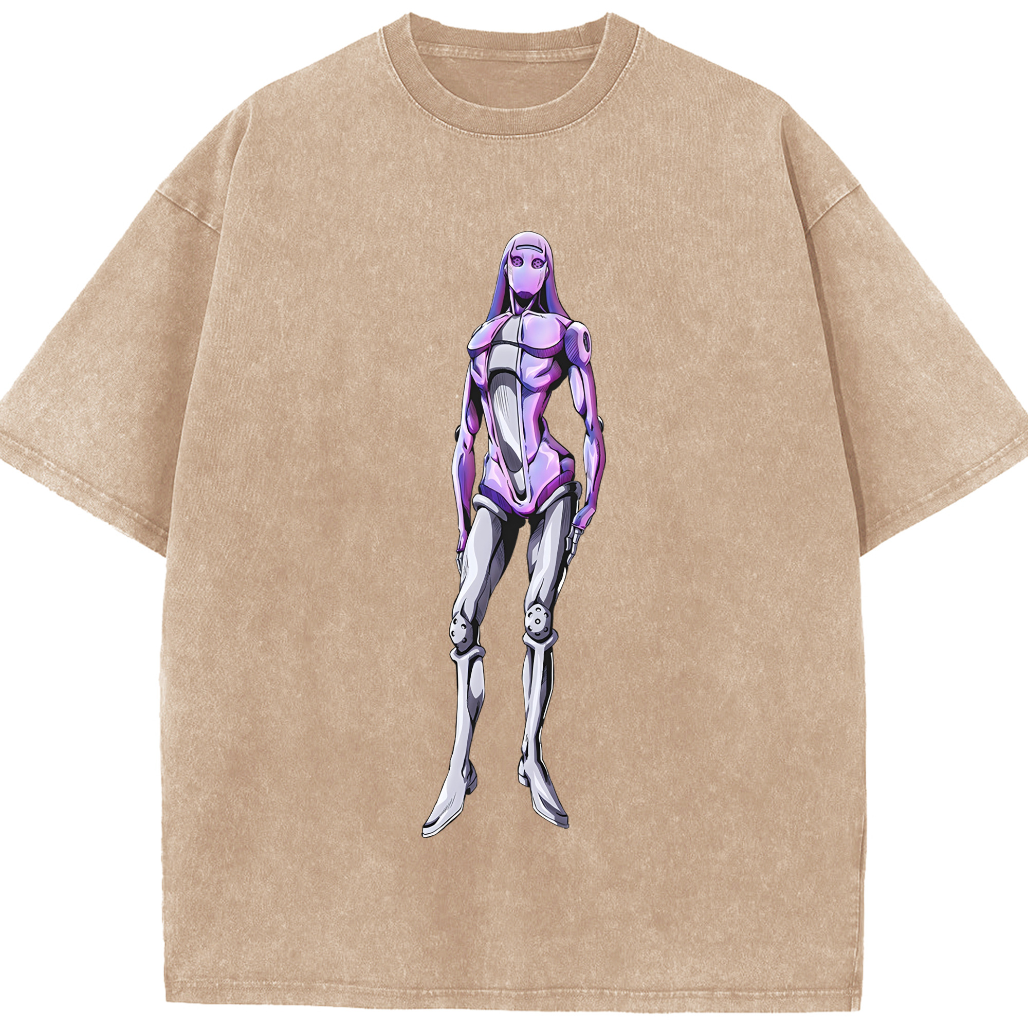 （画像用） ジョジョの奇妙な冒険 JoJo's Bizarre Adventure 綿100% ヴィンテージ風 半袖Tシャツ（フロントプリント）