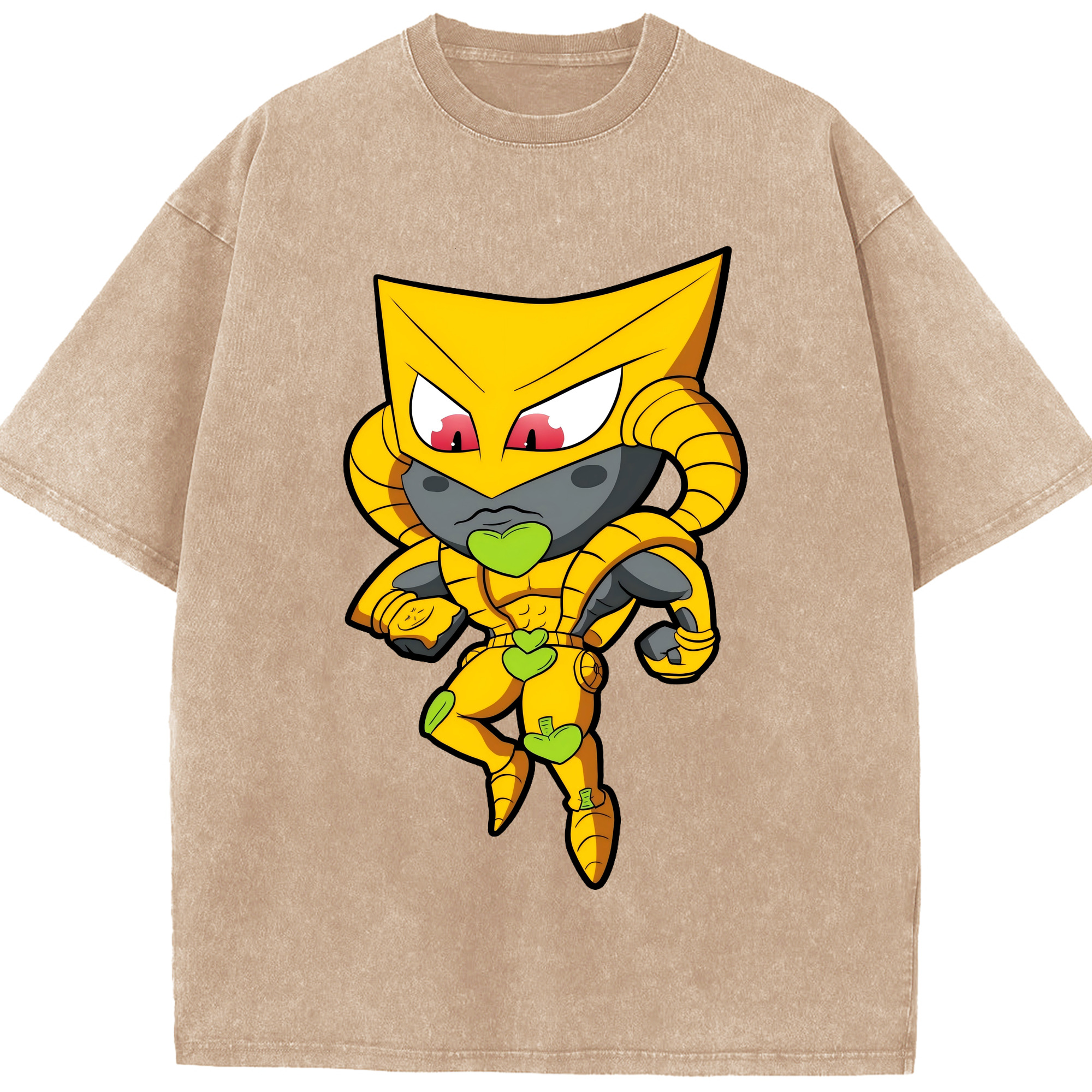 （画像用） ジョジョの奇妙な冒険 ディオ?ブランドー JoJo's Bizarre Adventure Dio Brando 綿100% ヴィンテージ風 半袖Tシャツ（フロントプリント）