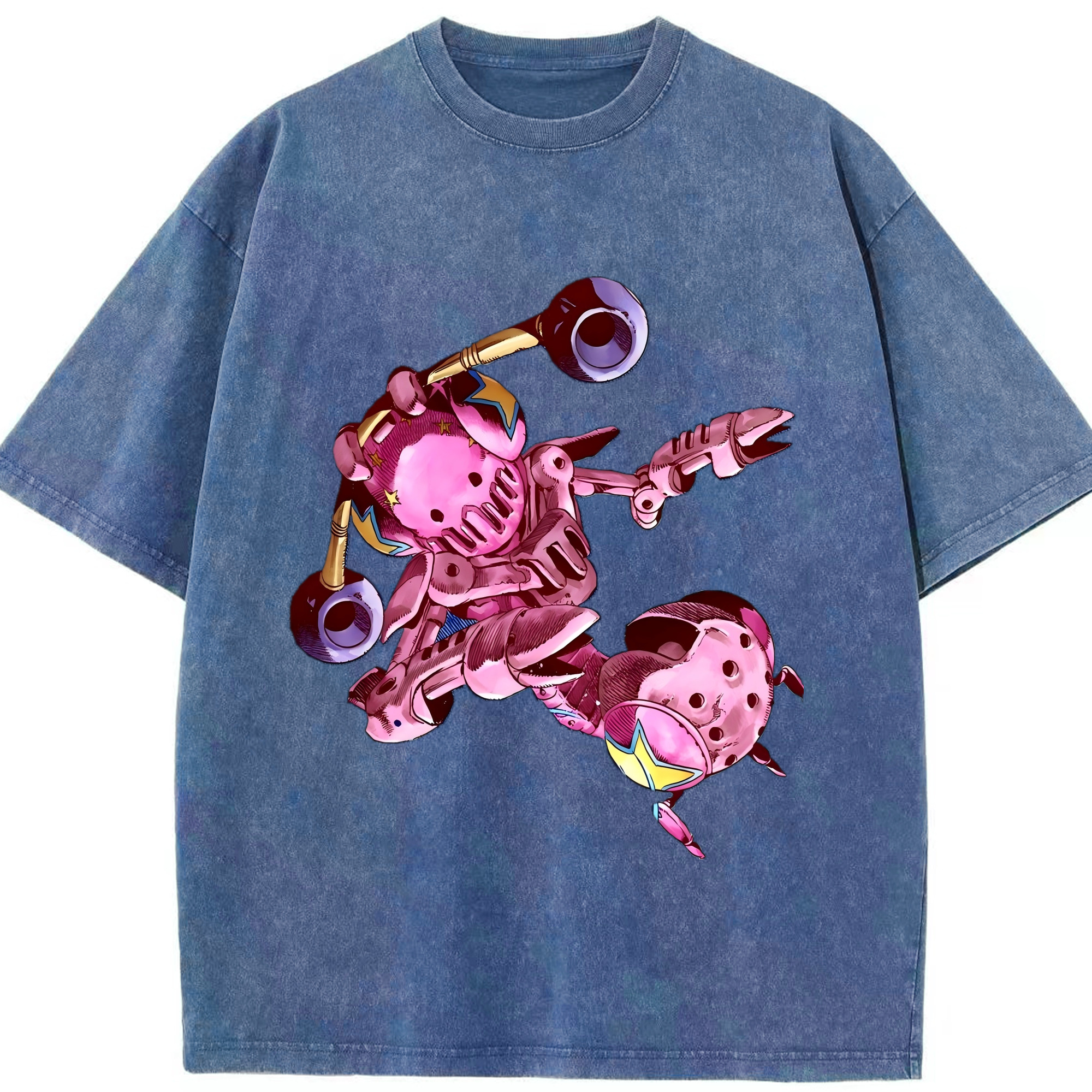 （画像用） ジョジョの奇妙な冒険 ジョナサン?ジョースター JoJo's Bizarre Adventure Jonathan Joestar 綿100% ヴィンテージ風 半袖Tシャツ（フロントプリント）