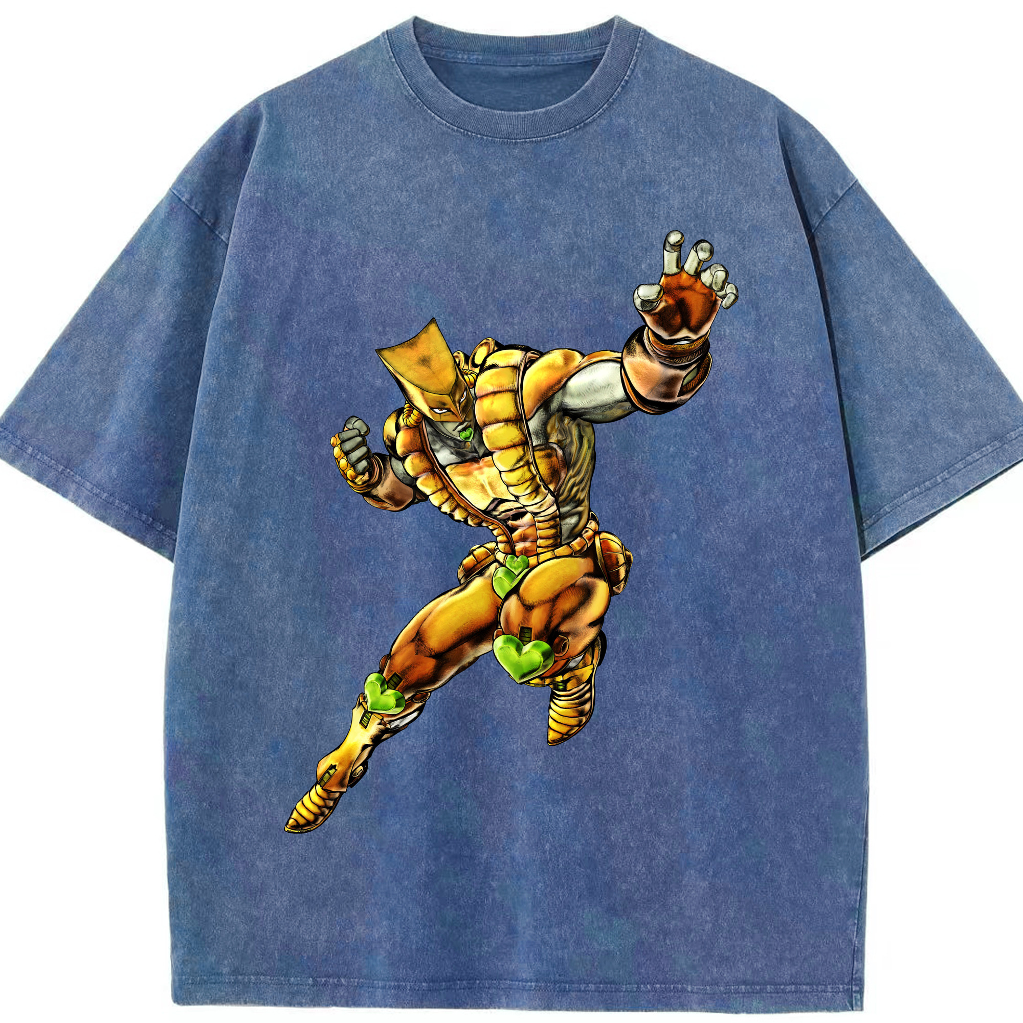 （画像用） ジョジョの奇妙な冒険 ディオ?ブランドー JoJo's Bizarre Adventure Dio Brando 綿100% ヴィンテージ風 半袖Tシャツ（フロントプリント）