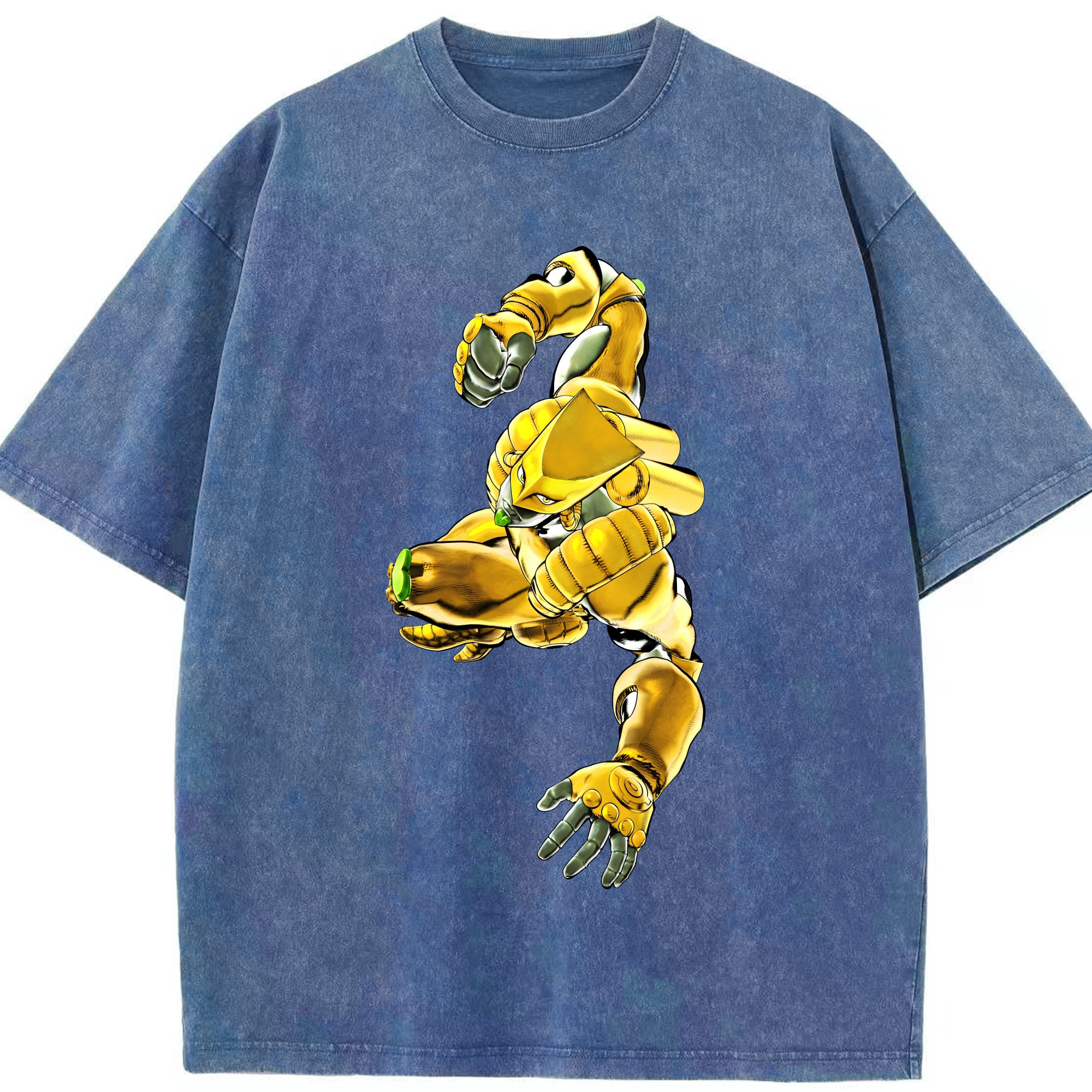 （画像用） ジョジョの奇妙な冒険 ディオ?ブランドー JoJo's Bizarre Adventure Dio Brando 綿100% ヴィンテージ風 半袖Tシャツ（フロントプリント）