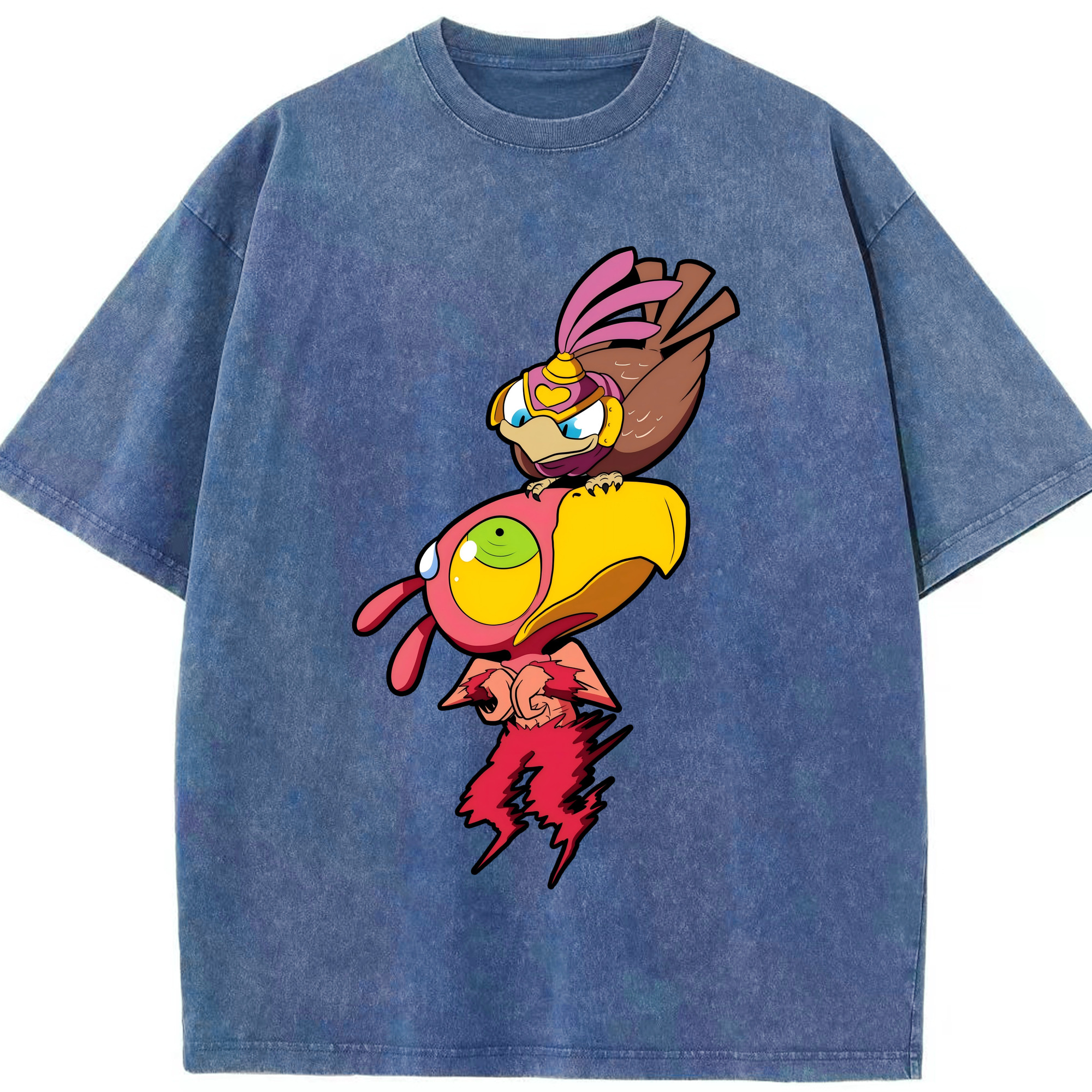 （画像用） ジョジョの奇妙な冒険 JoJo's Bizarre Adventure 綿100% ヴィンテージ風 半袖Tシャツ（フロントプリント）