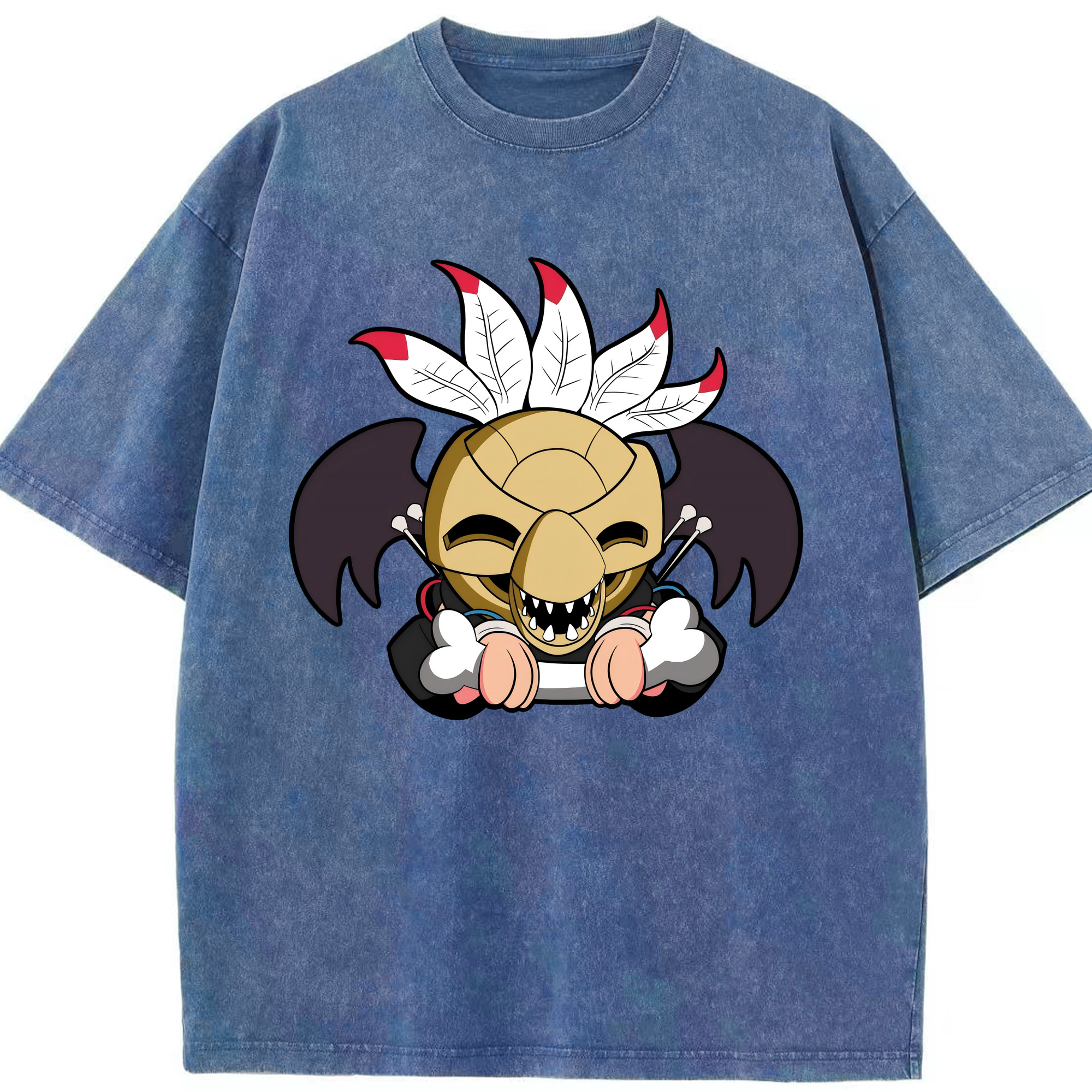 （画像用） ジョジョの奇妙な冒険 JoJo's Bizarre Adventure 綿100% ヴィンテージ風 半袖Tシャツ（フロントプリント）