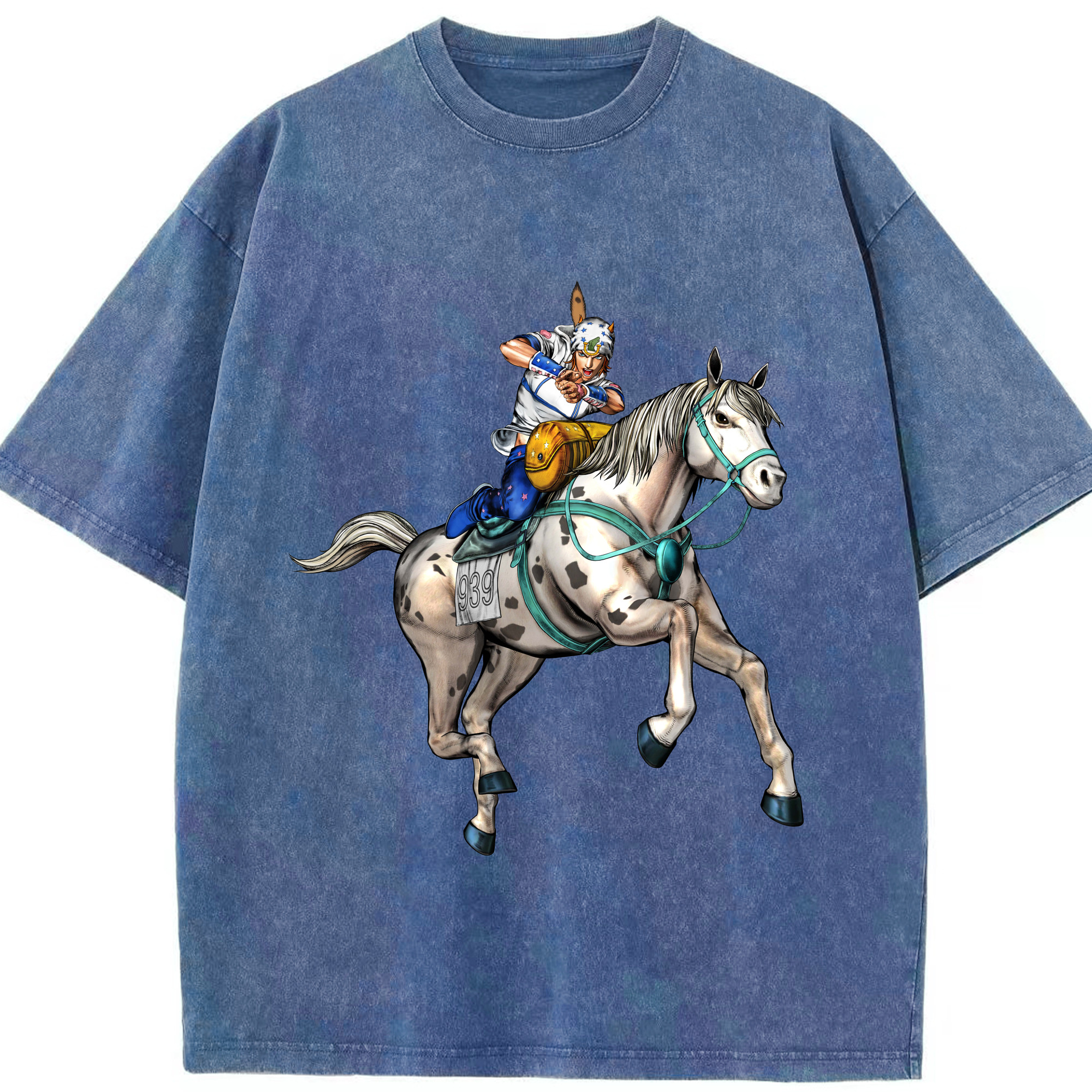 （画像用） ジョジョの奇妙な冒険 ジョナサン?ジョースター JoJo's Bizarre Adventure Jonathan Joestar 綿100% ヴィンテージ風 半袖Tシャツ（フロントプリント）