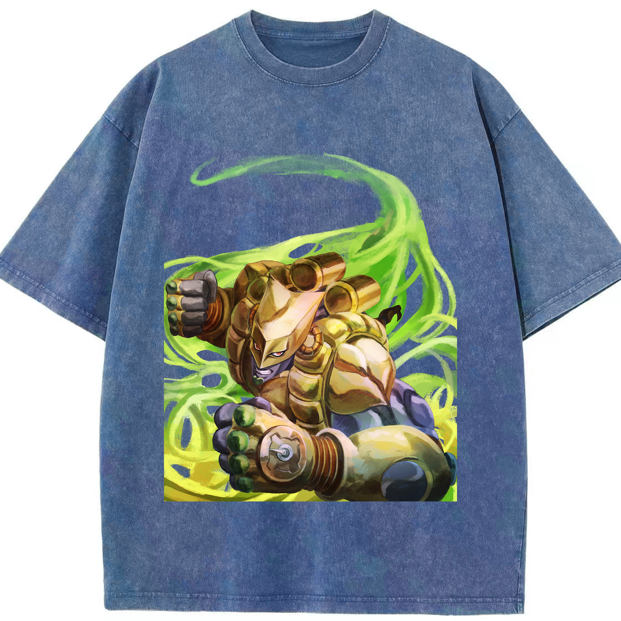 （画像用） ジョジョの奇妙な冒険 ディオ?ブランドー JoJo's Bizarre Adventure Dio Brando 綿100% ヴィンテージ風 半袖Tシャツ（フロントプリント）
