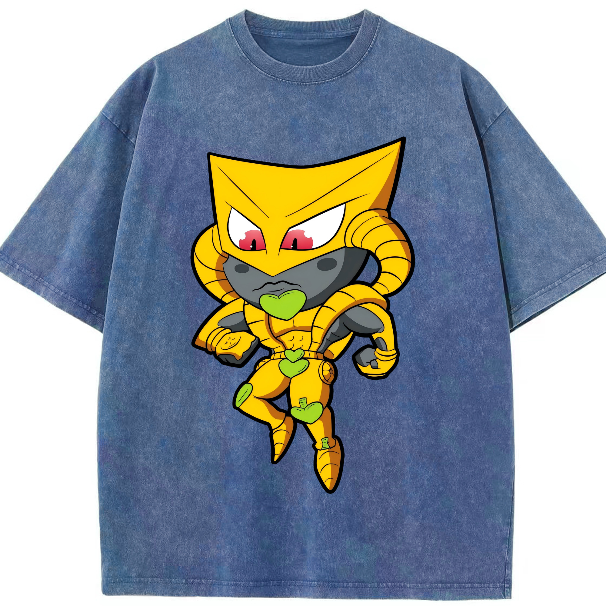 （画像用） ジョジョの奇妙な冒険 ディオ?ブランドー JoJo's Bizarre Adventure Dio Brando 綿100% ヴィンテージ風 半袖Tシャツ（フロントプリント）