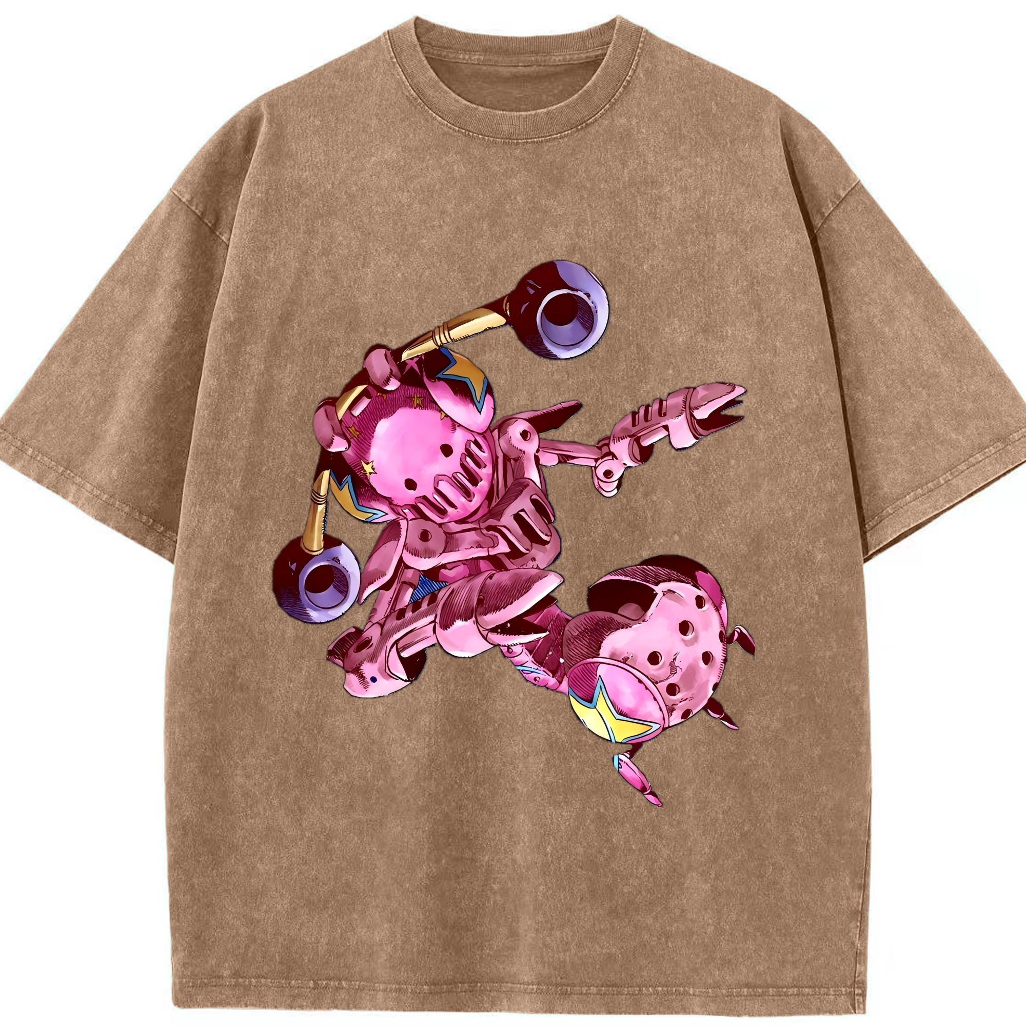 （画像用） ジョジョの奇妙な冒険 ジョナサン?ジョースター JoJo's Bizarre Adventure Jonathan Joestar 綿100% ヴィンテージ風 半袖Tシャツ（フロントプリント）