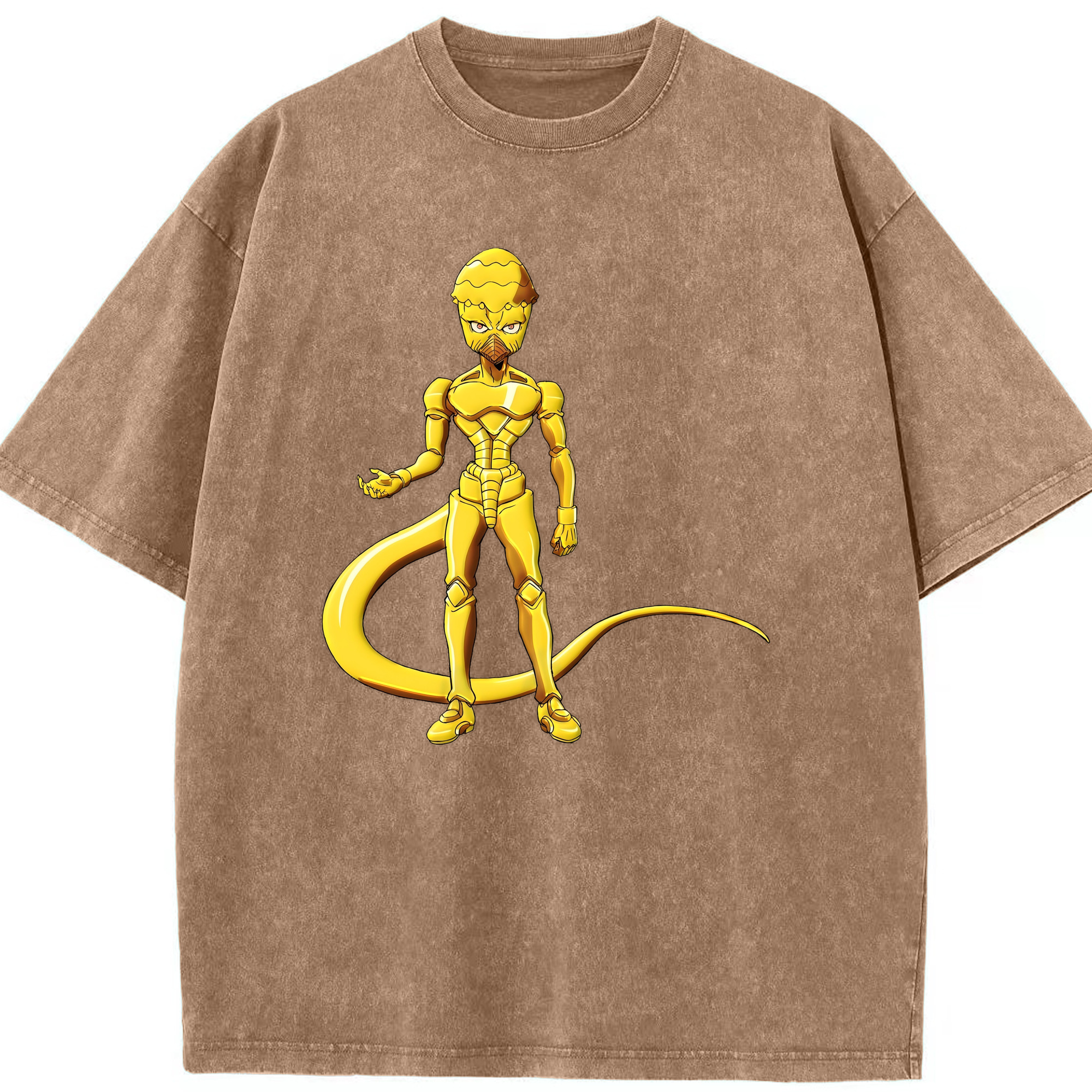 （画像用） ジョジョの奇妙な冒険 おといし あきら JoJo's Bizarre Adventure Akira Otoishi 綿100% ヴィンテージ風 半袖Tシャツ（フロントプリント）