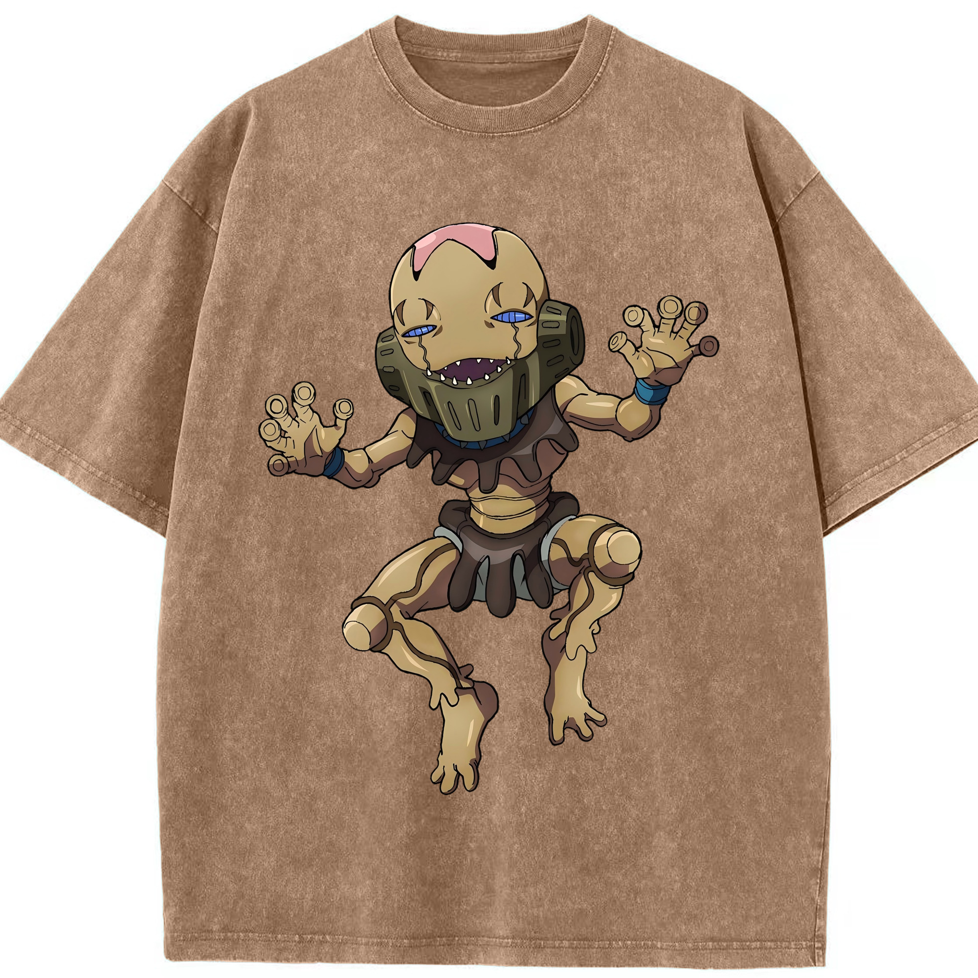 （画像用） ジョジョの奇妙な冒険 JoJo's Bizarre Adventure 綿100% ヴィンテージ風 半袖Tシャツ（フロントプリント）