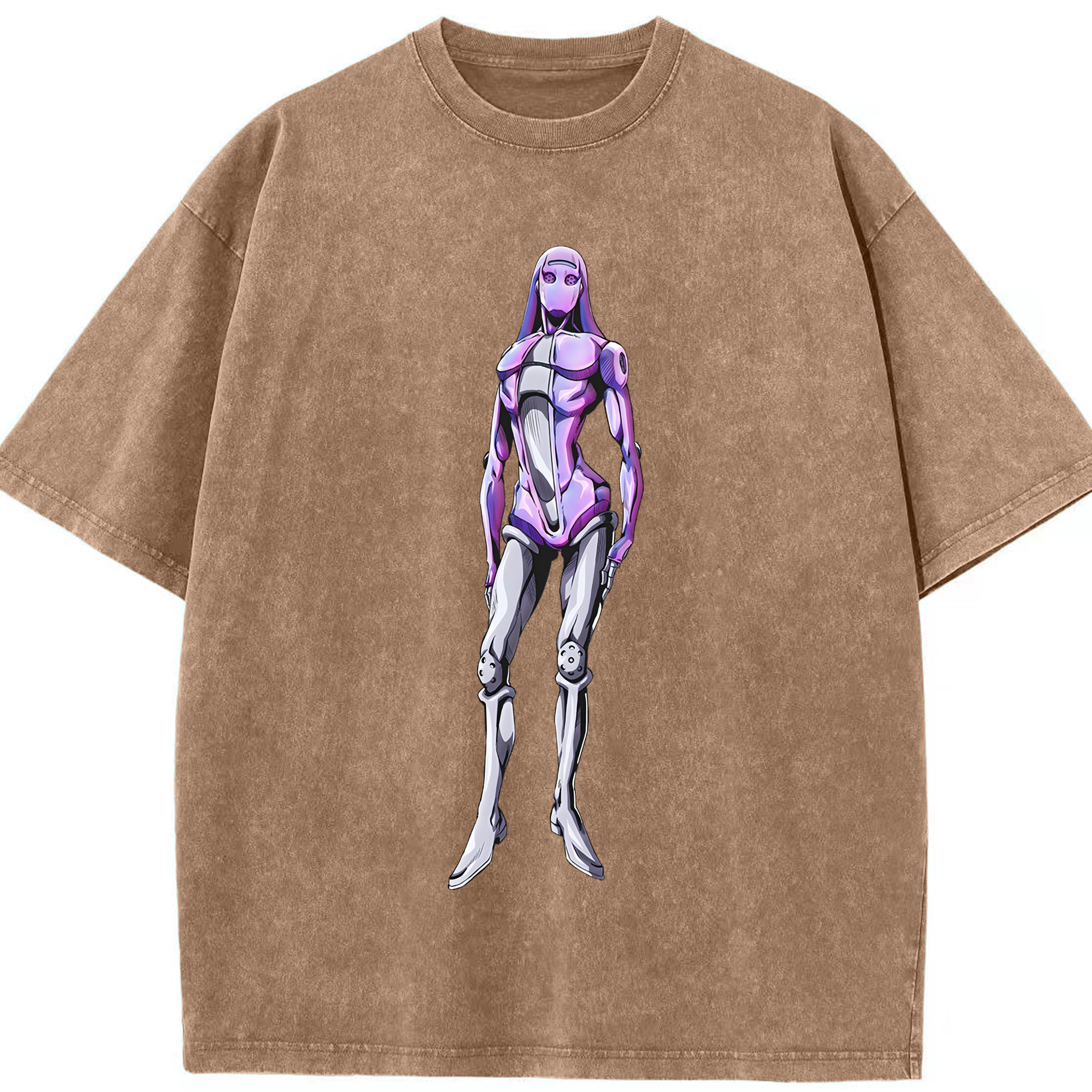 （画像用） ジョジョの奇妙な冒険 JoJo's Bizarre Adventure 綿100% ヴィンテージ風 半袖Tシャツ（フロントプリント）