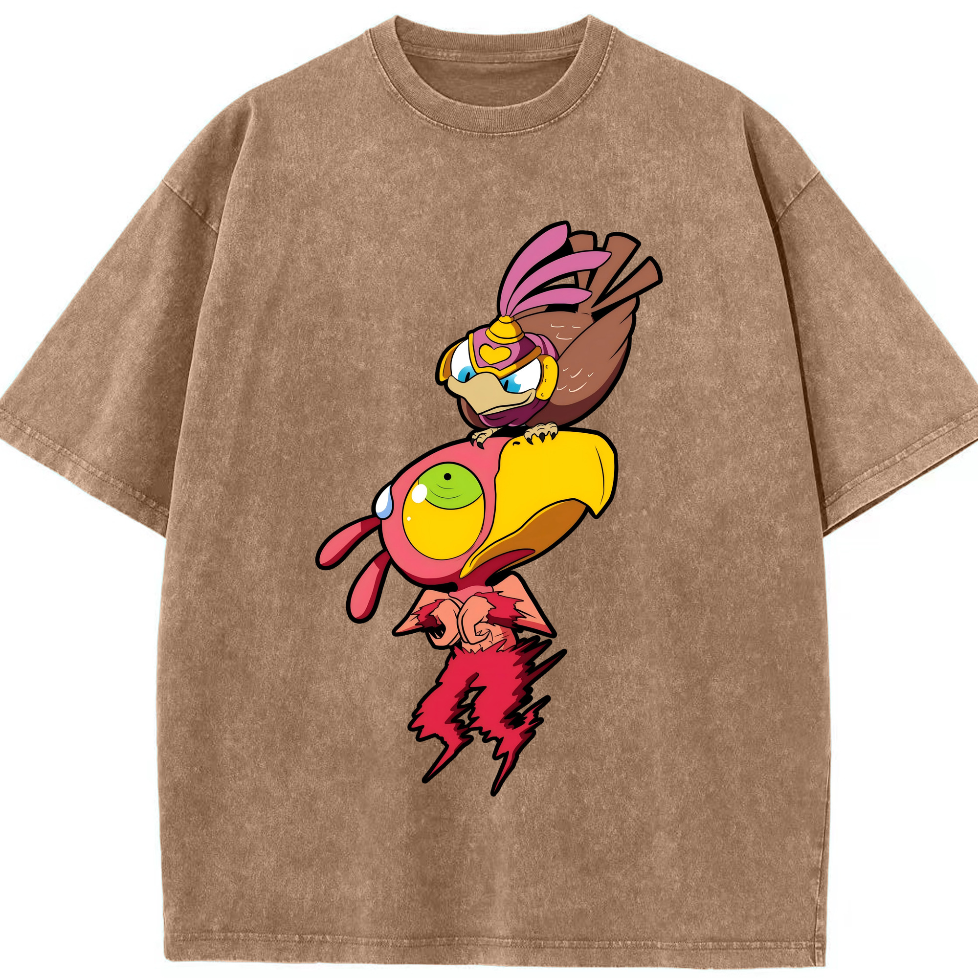 （画像用） ジョジョの奇妙な冒険 JoJo's Bizarre Adventure 綿100% ヴィンテージ風 半袖Tシャツ（フロントプリント）