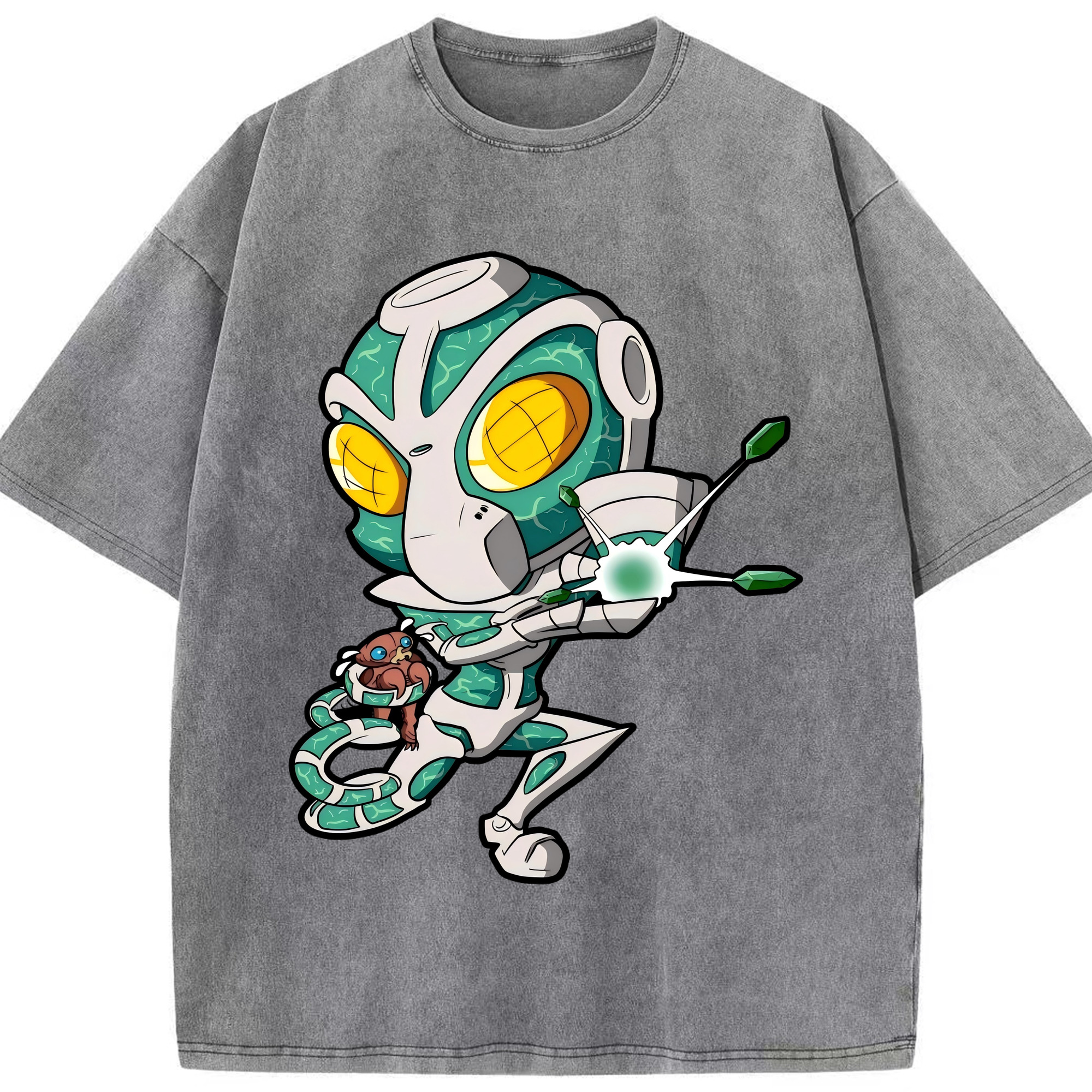 （画像用） ジョジョの奇妙な冒険 花京院 典明（かきょういん のりあき） JoJo's Bizarre Adventure Kakyoin Noriaki 綿100% ヴィンテージ風 半袖Tシャツ（フロントプリント）