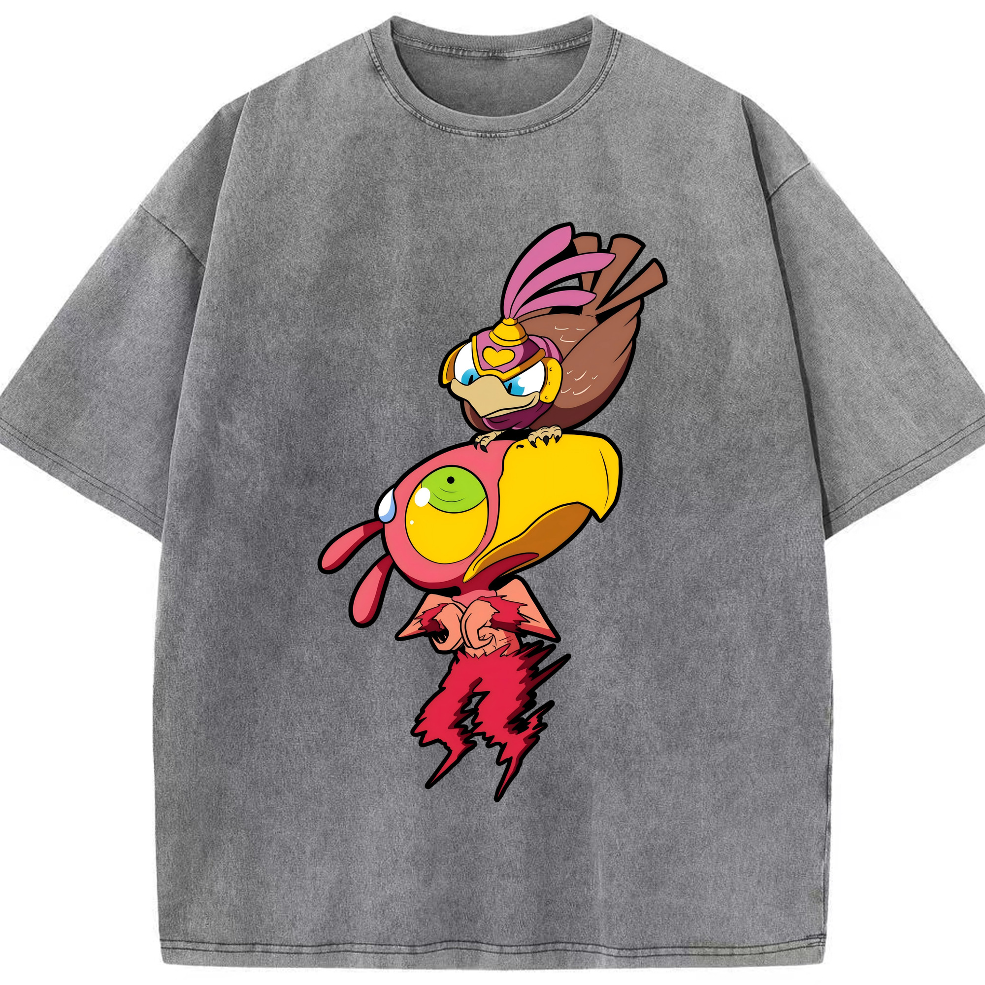 （画像用） ジョジョの奇妙な冒険 JoJo's Bizarre Adventure 綿100% ヴィンテージ風 半袖Tシャツ（フロントプリント）
