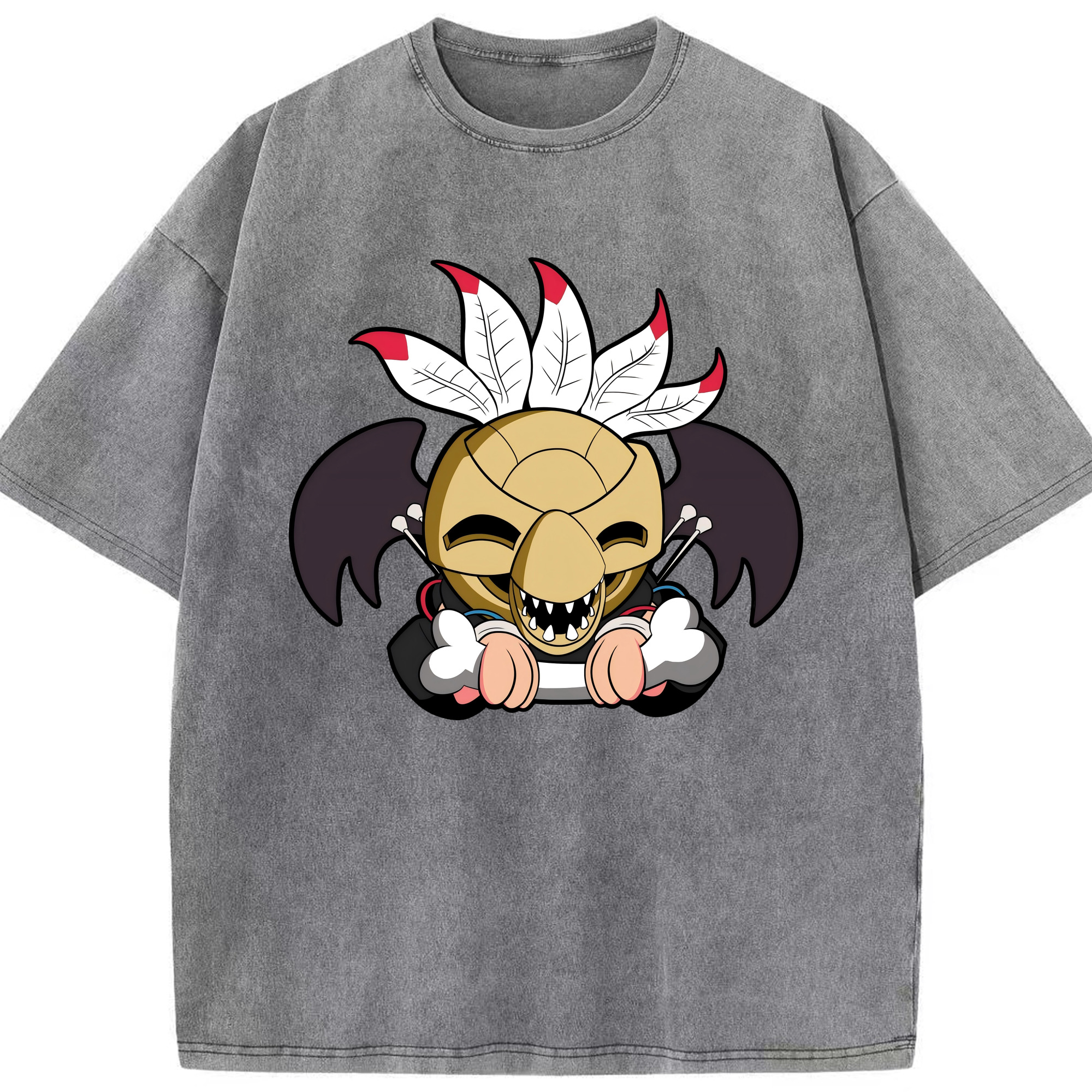 （画像用） ジョジョの奇妙な冒険 JoJo's Bizarre Adventure 綿100% ヴィンテージ風 半袖Tシャツ（フロントプリント）