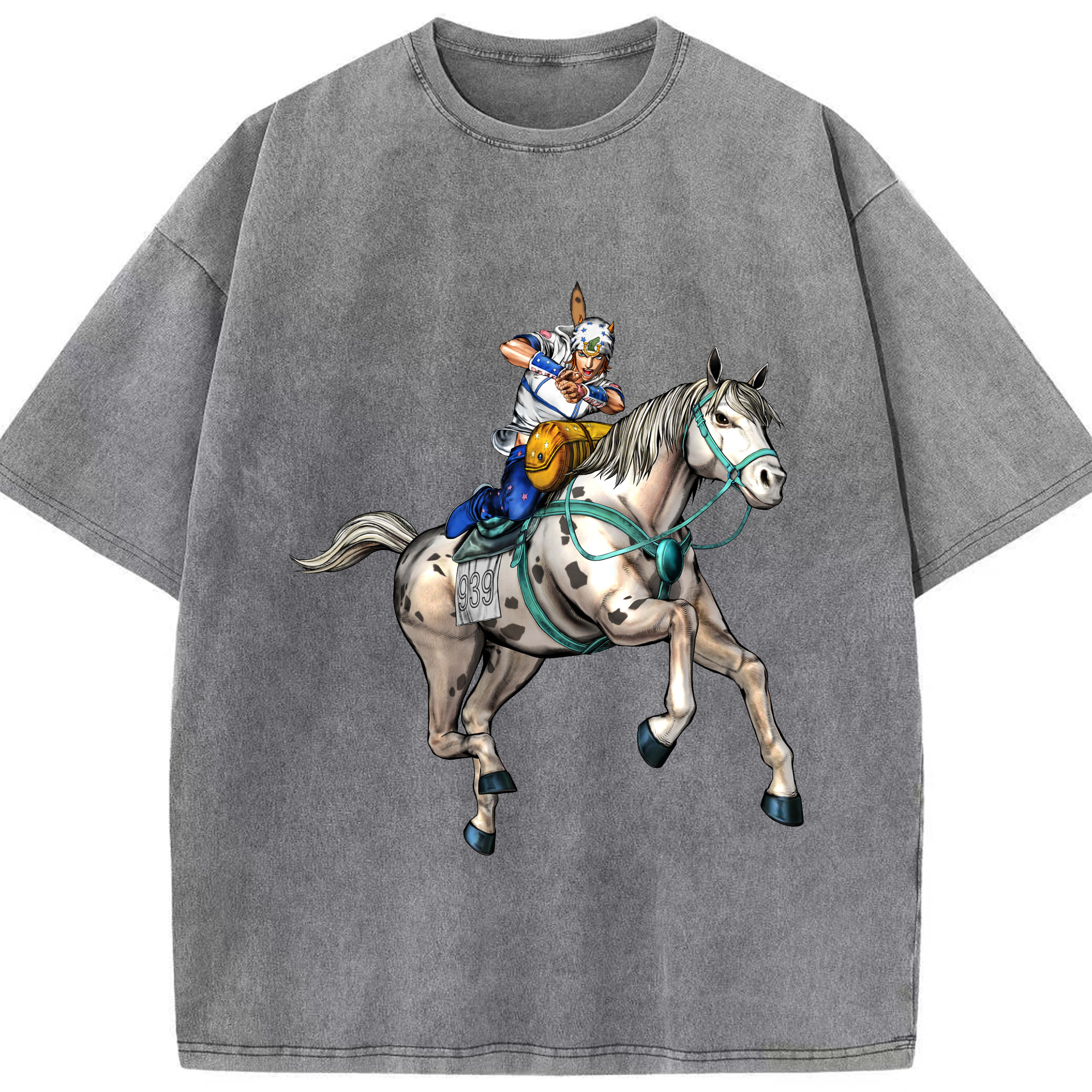 （画像用） ジョジョの奇妙な冒険 ジョナサン?ジョースター JoJo's Bizarre Adventure Jonathan Joestar 綿100% ヴィンテージ風 半袖Tシャツ（フロントプリント）