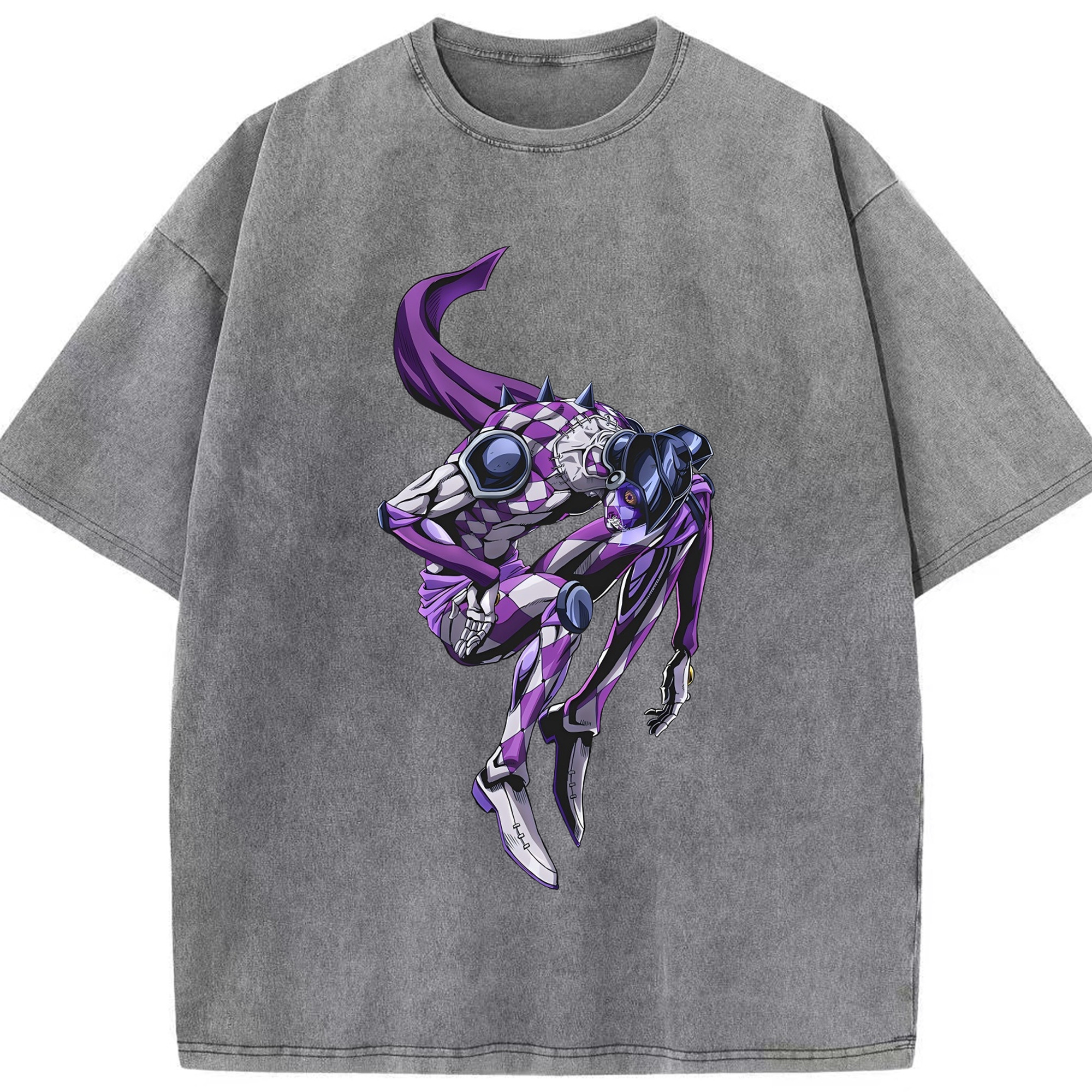 （画像用） ジョジョの奇妙な冒険 パンナコッタ?フー JoJo's Bizarre Adventure Pannacotta Fugo 綿100% ヴィンテージ風 半袖Tシャツ（フロントプリント）