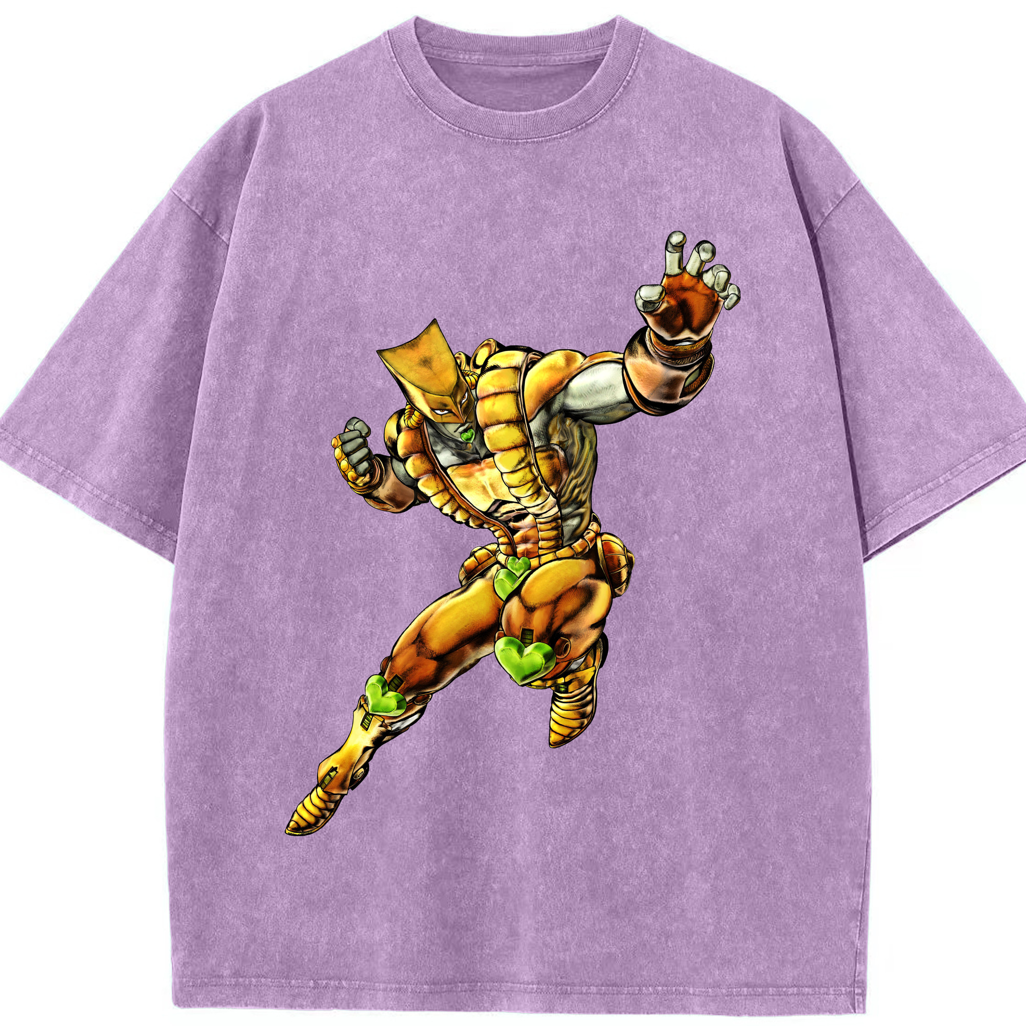 （画像用） ジョジョの奇妙な冒険 ディオ?ブランドー JoJo's Bizarre Adventure Dio Brando 綿100% ヴィンテージ風 半袖Tシャツ（フロントプリント）