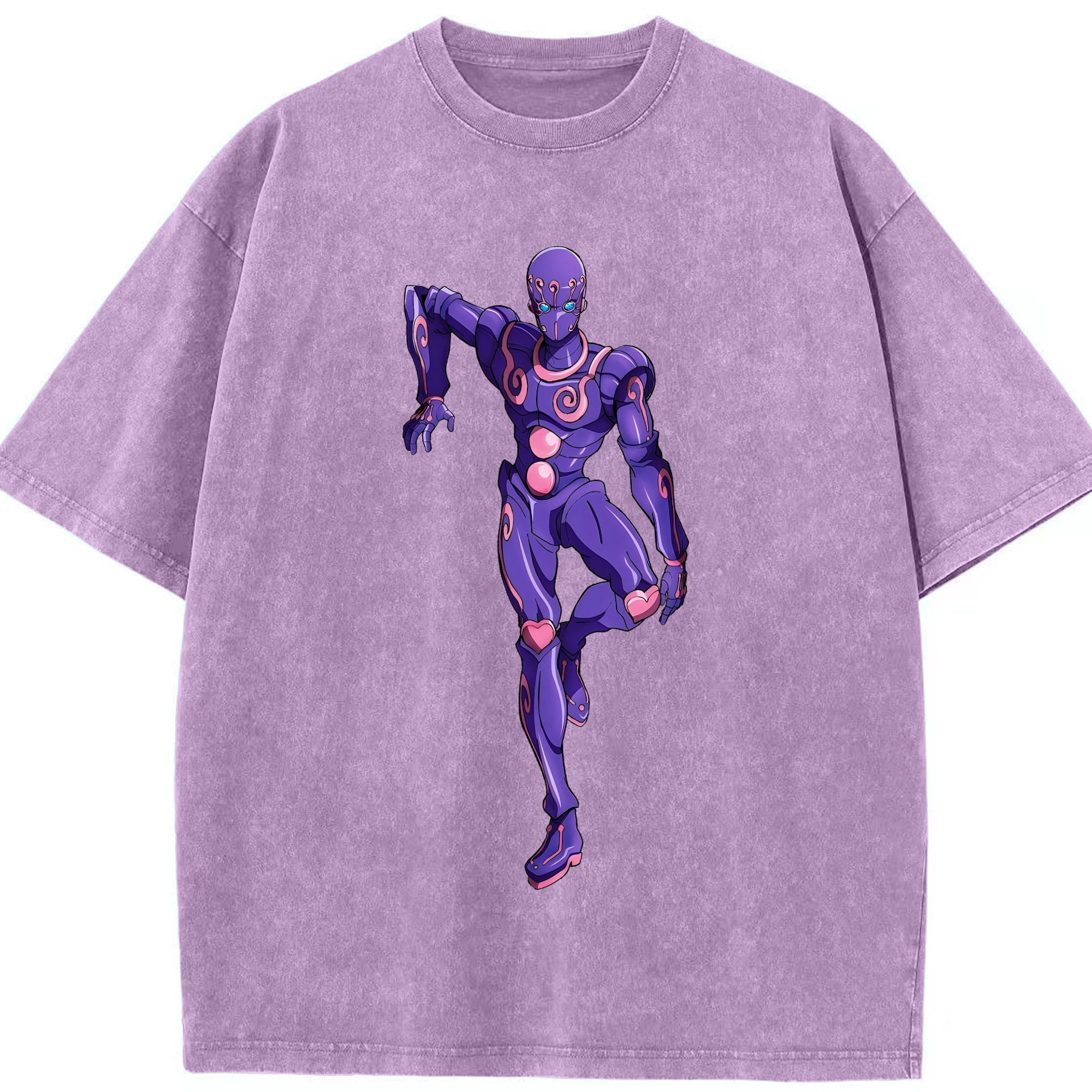 （画像用） ジョジョの奇妙な冒険 JoJo's Bizarre Adventure 綿100% ヴィンテージ風 半袖Tシャツ（フロントプリント）