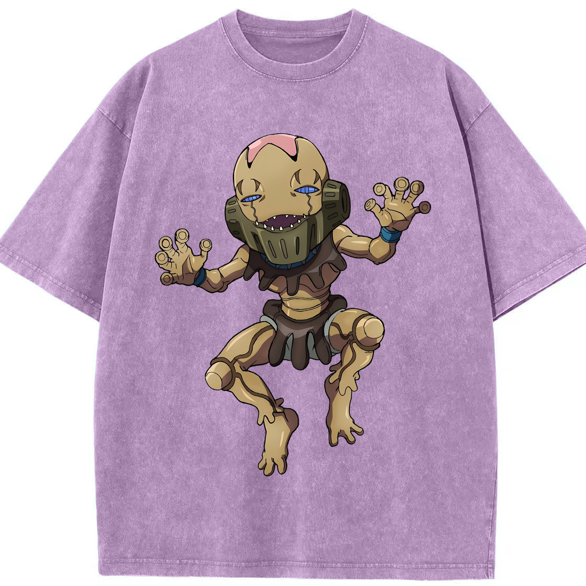（画像用） ジョジョの奇妙な冒険 JoJo's Bizarre Adventure 綿100% ヴィンテージ風 半袖Tシャツ（フロントプリント）
