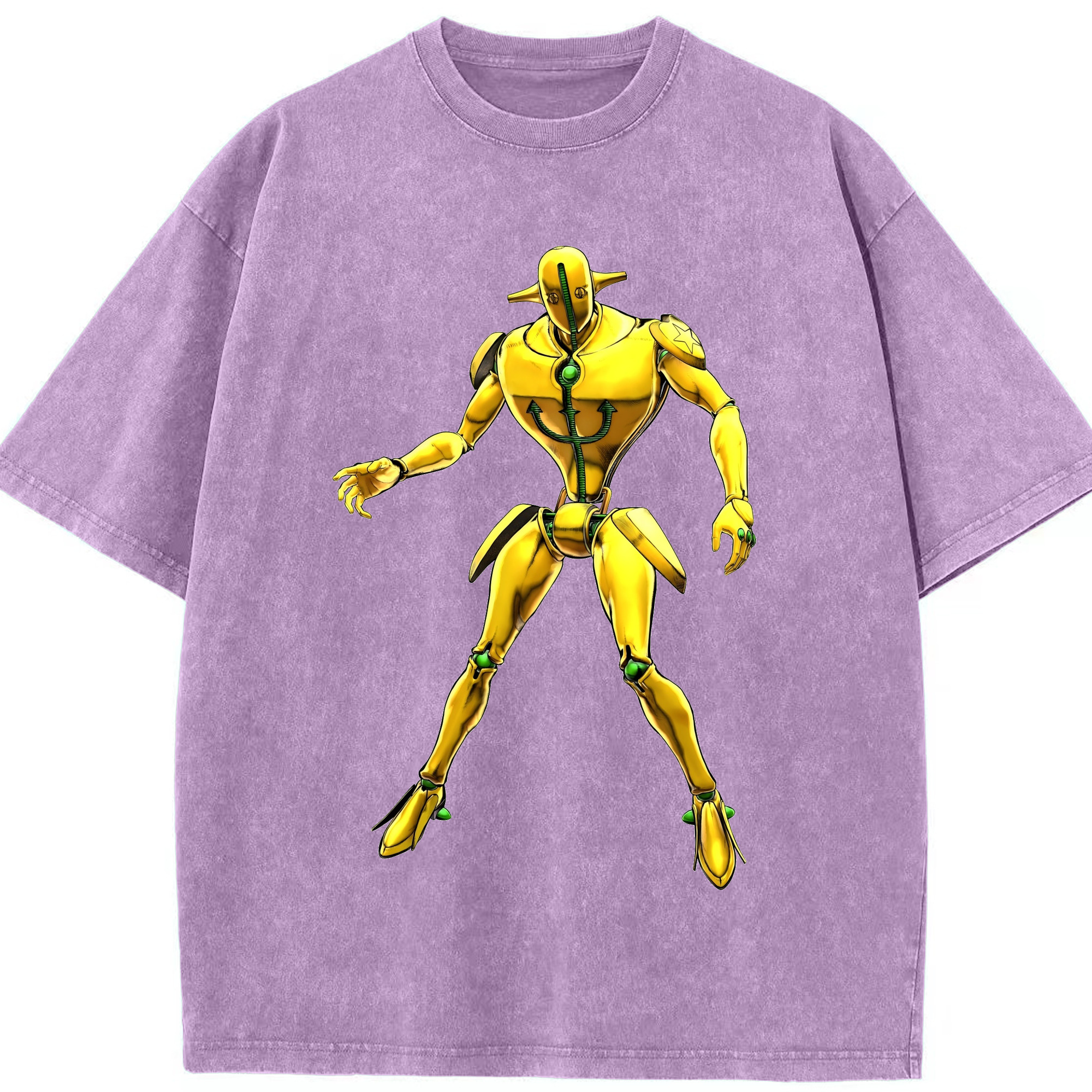 （画像用） ジョジョの奇妙な冒険 JoJo's Bizarre Adventure 綿100% ヴィンテージ風 半袖Tシャツ（フロントプリント）
