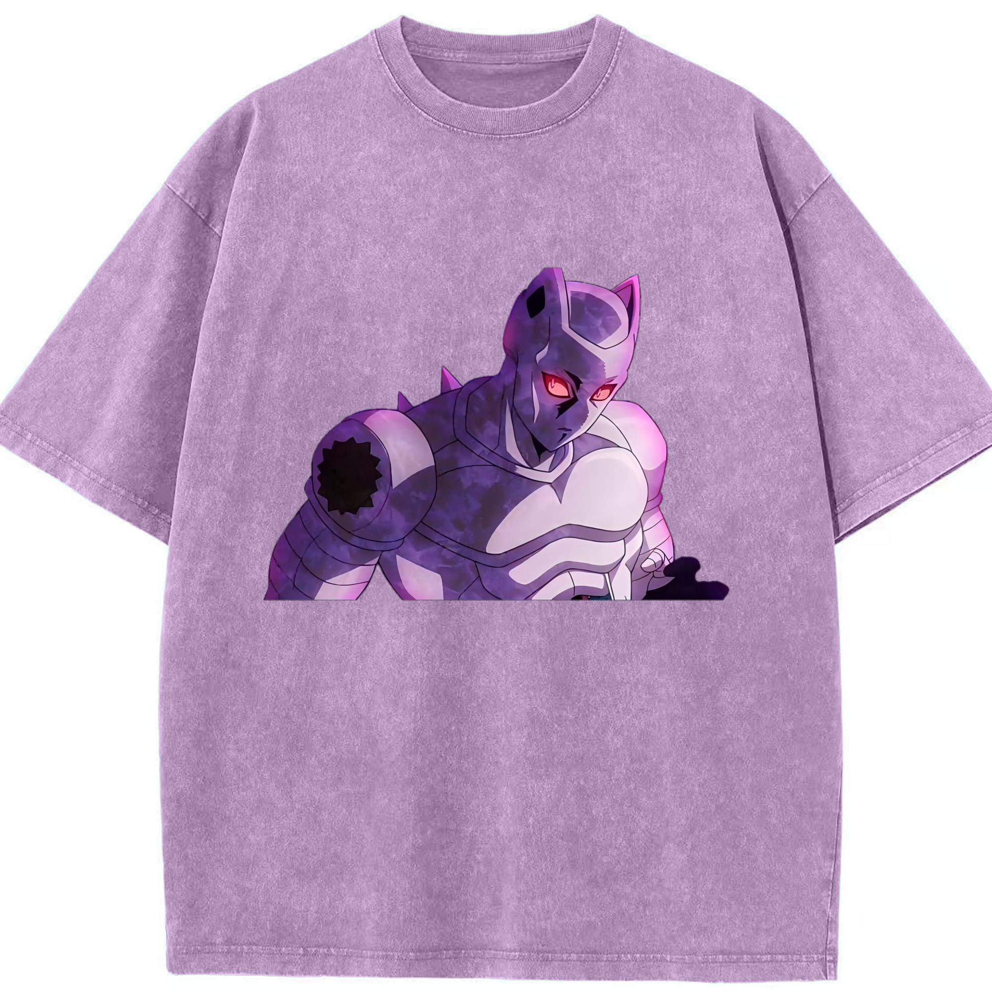 （画像用） ジョジョの奇妙な冒険 きら よしかげ JoJo's Bizarre Adventure Kira Yoshikage 綿100% ヴィンテージ風 半袖Tシャツ（フロントプリント）