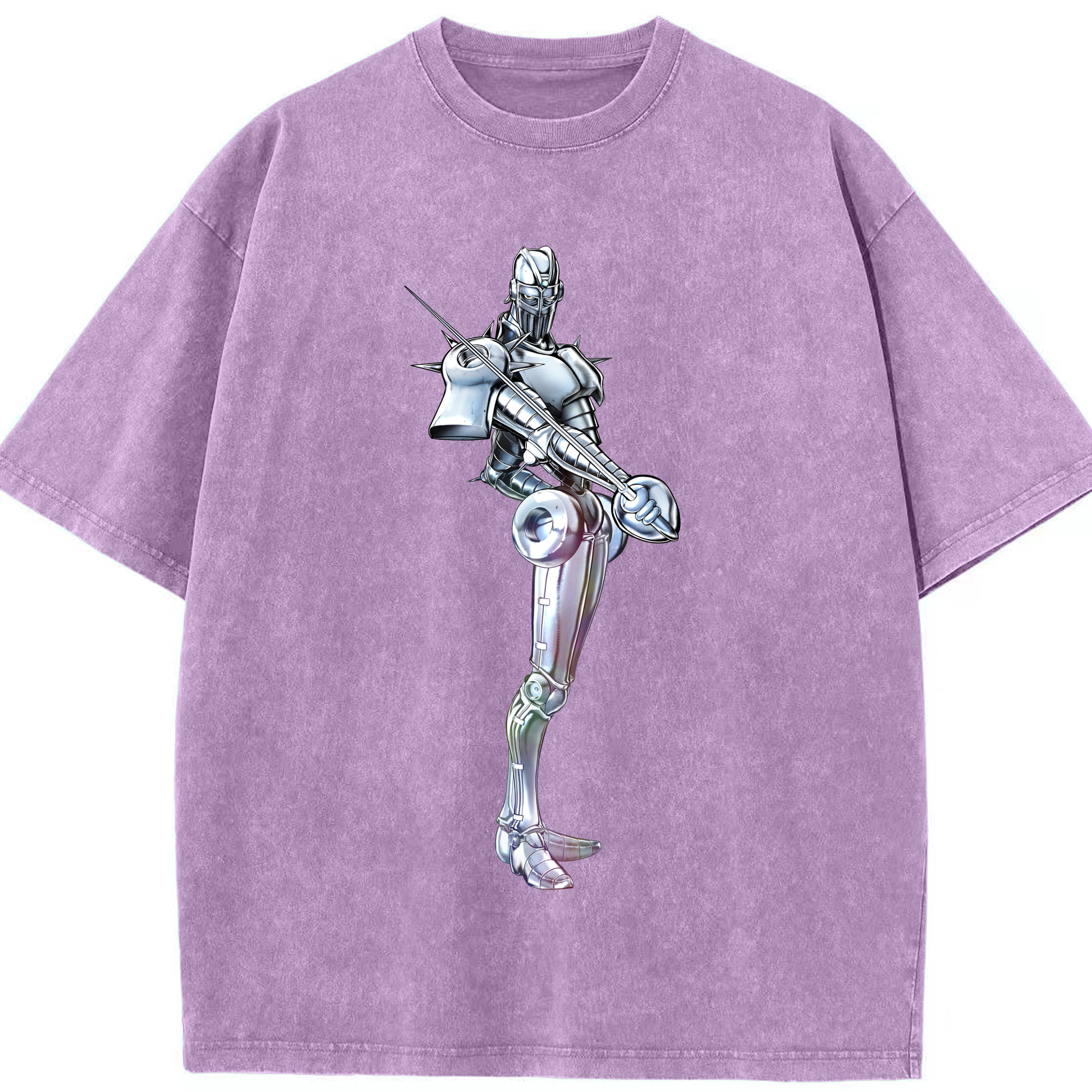 （画像用） ジョジョの奇妙な冒険 ジャン＝ピエール?ポルナレフ JoJo's Bizarre Adventure Jan Pierre Polnareff 綿100% ヴィンテージ風 半袖Tシャツ（フロントプリント）
