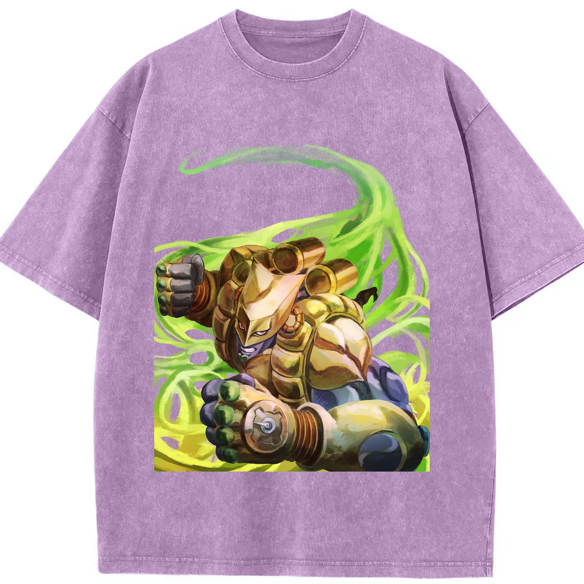 （画像用） ジョジョの奇妙な冒険 ディオ?ブランドー JoJo's Bizarre Adventure Dio Brando 綿100% ヴィンテージ風 半袖Tシャツ（フロントプリント）