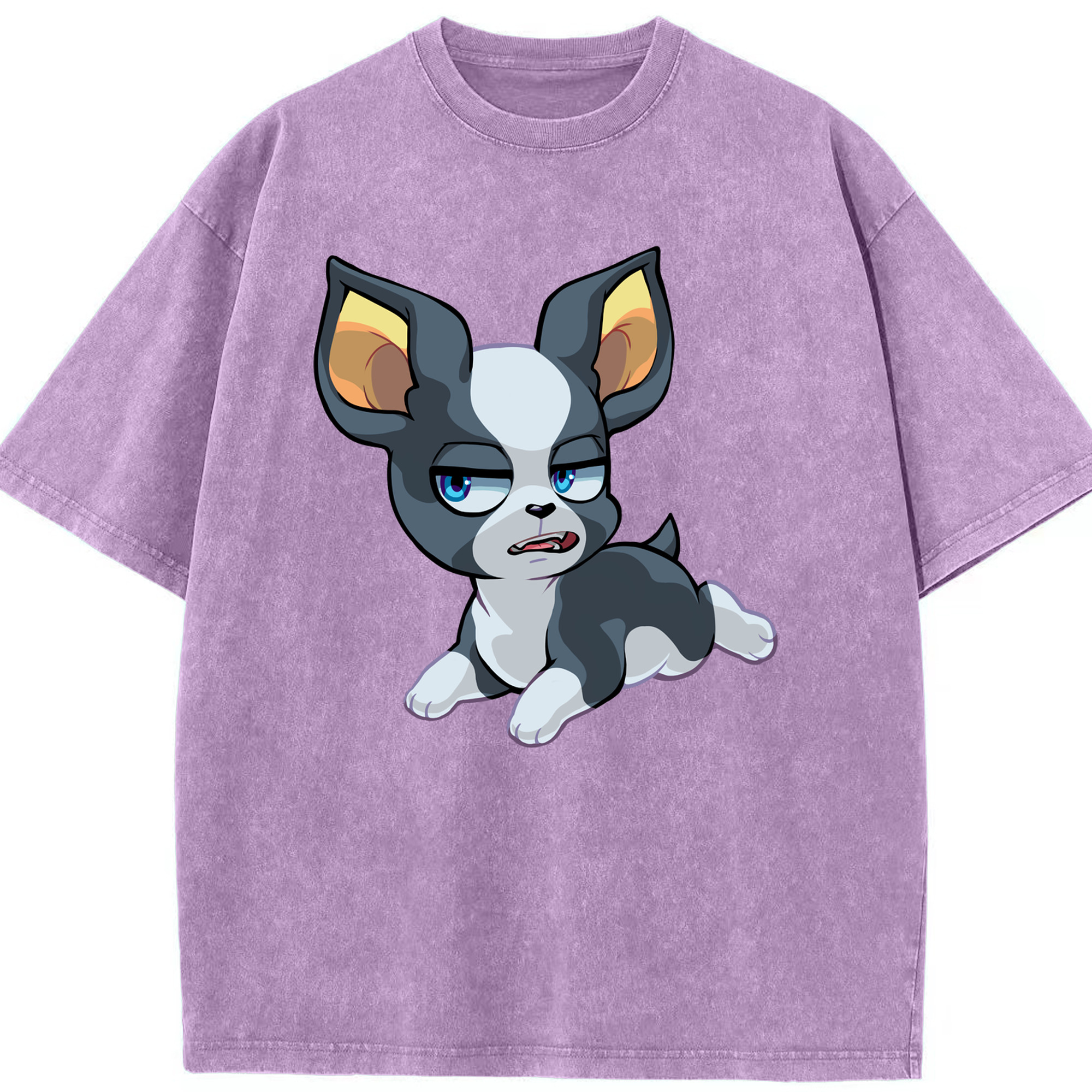 （画像用） ジョジョの奇妙な冒険 イギー JoJo's Bizarre Adventure Iggy 綿100% ヴィンテージ風 半袖Tシャツ（フロントプリント）