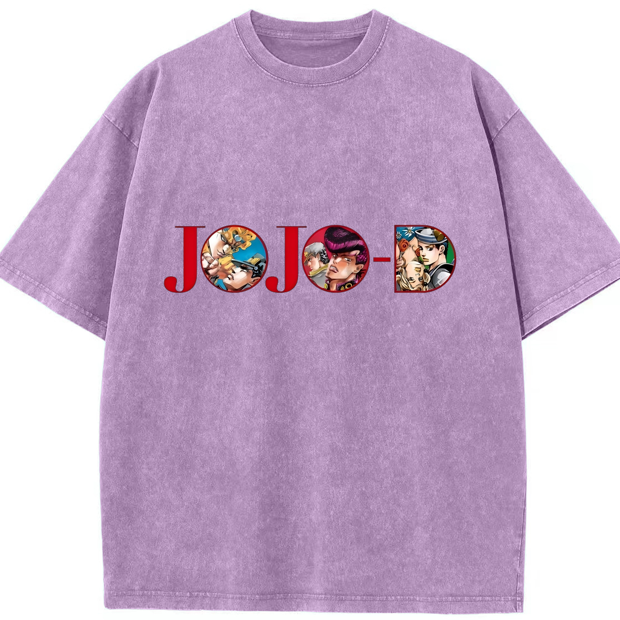 （画像用） ジョジョの奇妙な冒険 JoJo's Bizarre Adventure 綿100% ヴィンテージ風 半袖Tシャツ（フロントプリント）