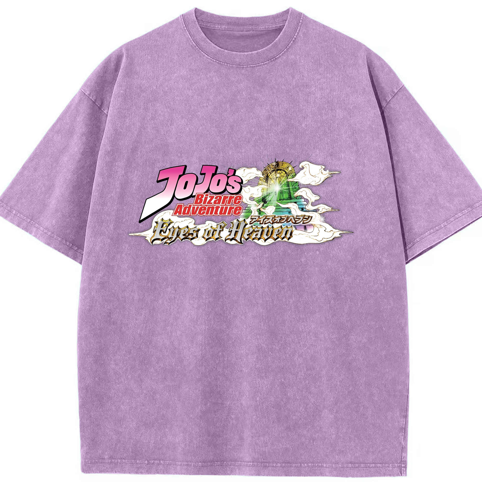 （画像用） ジョジョの奇妙な冒険 JoJo's Bizarre Adventure 綿100% ヴィンテージ風 半袖Tシャツ（フロントプリント）