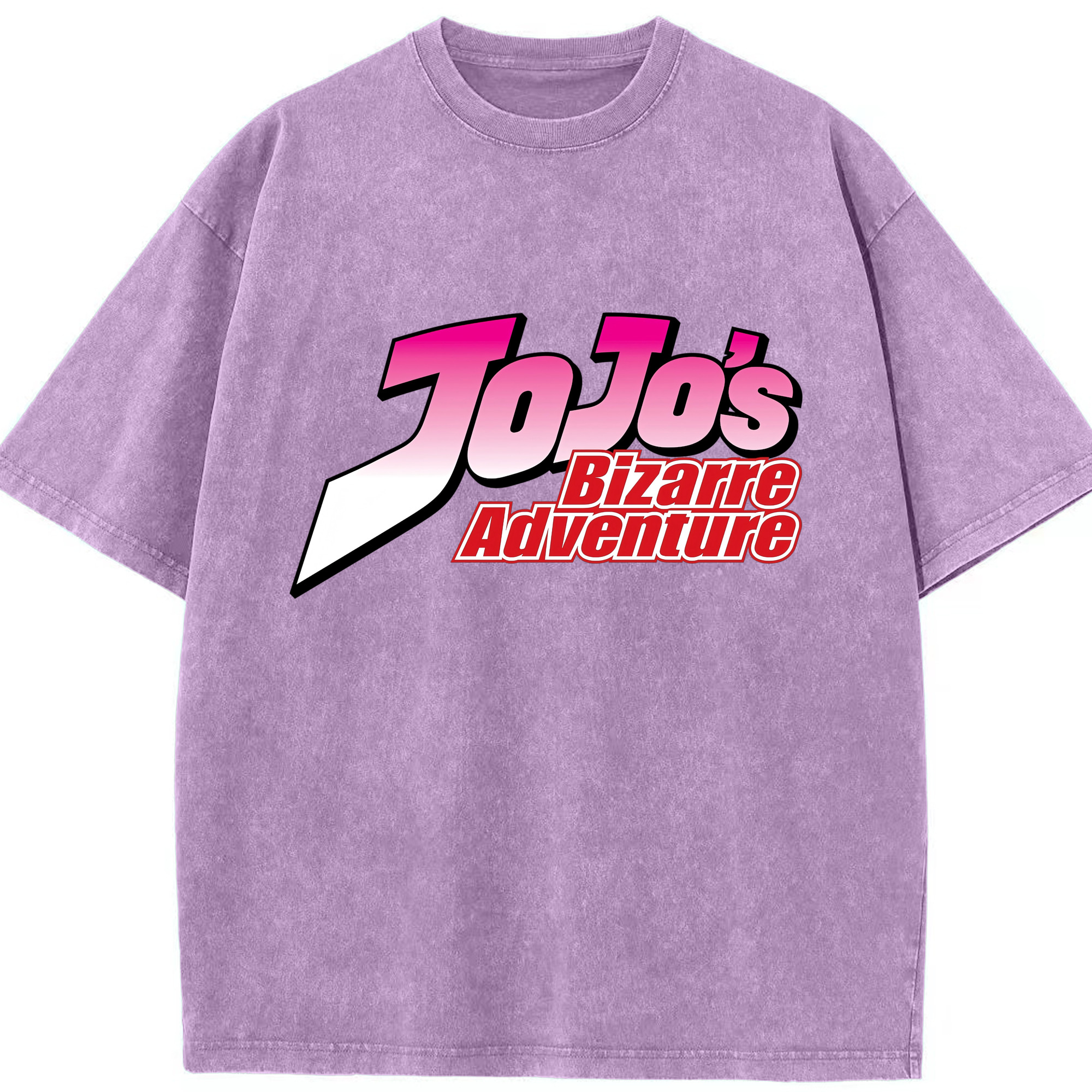 （画像用） ジョジョの奇妙な冒険 JoJo's Bizarre Adventure 綿100% ヴィンテージ風 半袖Tシャツ（フロントプリント）