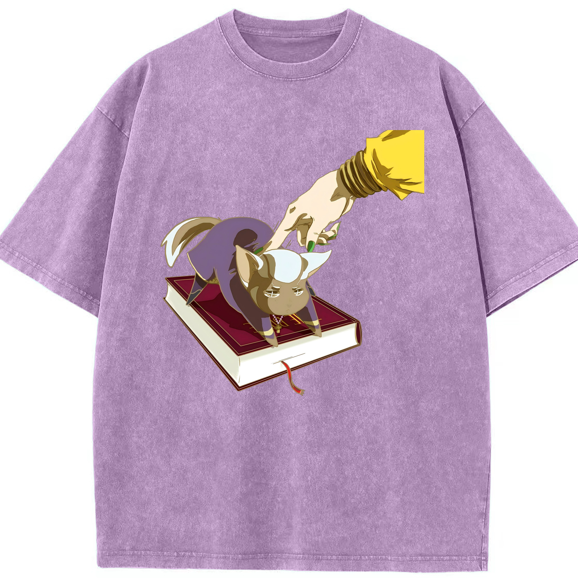 （画像用） ジョジョの奇妙な冒険 JoJo's Bizarre Adventure 綿100% ヴィンテージ風 半袖Tシャツ（フロントプリント）