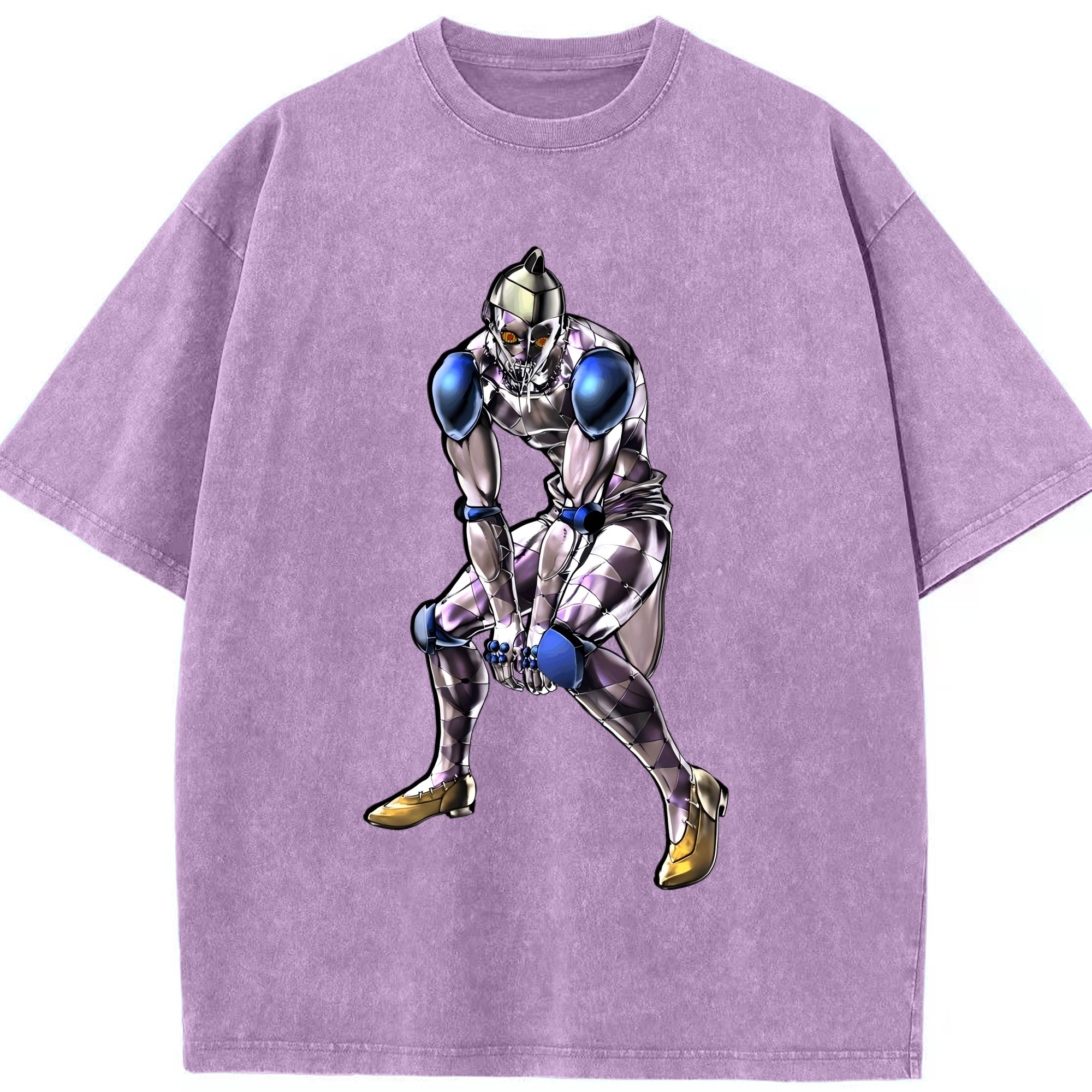 （画像用） ジョジョの奇妙な冒険 JoJo's Bizarre Adventure 綿100% ヴィンテージ風 半袖Tシャツ（フロントプリント）