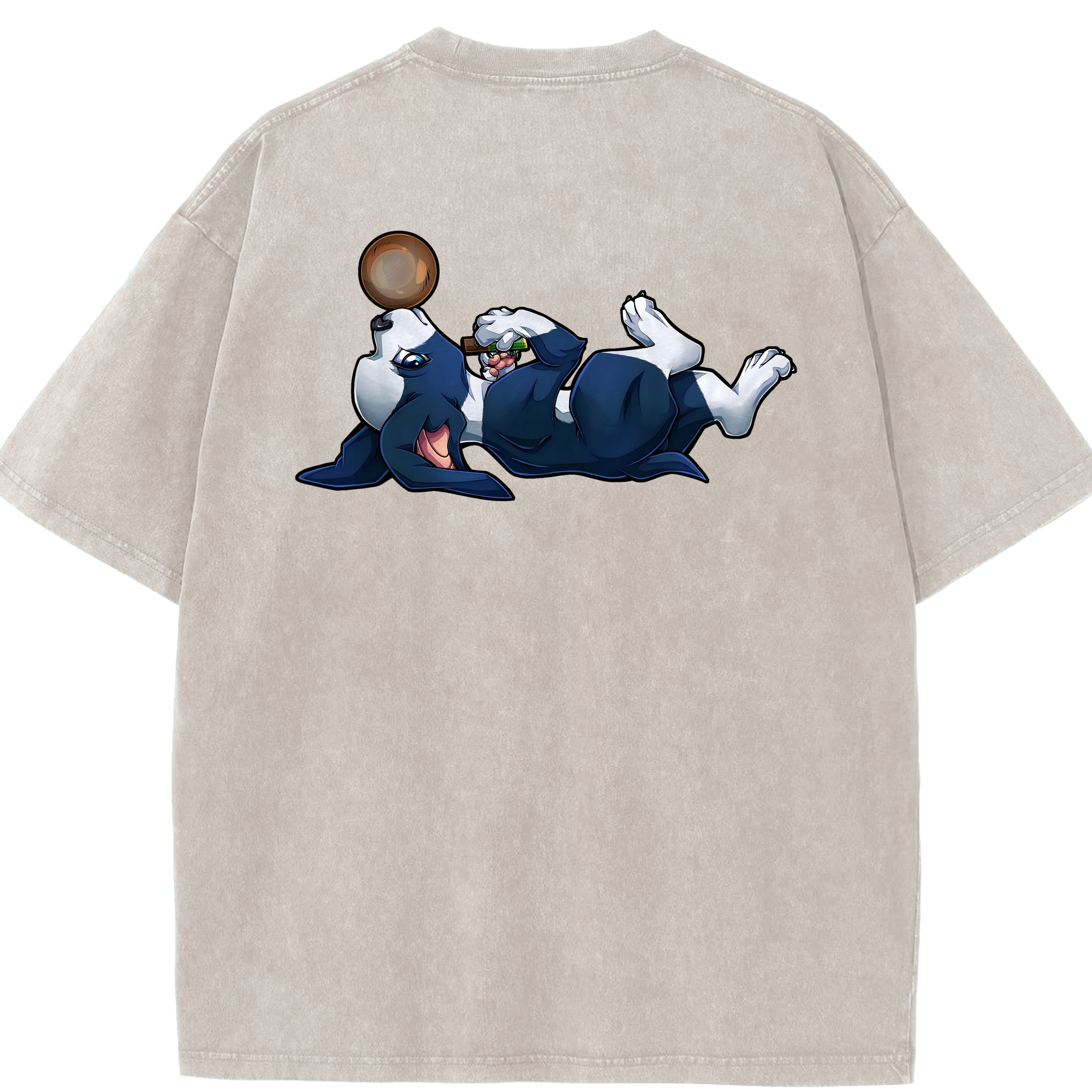 （画像用） ジョジョの奇妙な冒険 JoJo's Bizarre Adventure 綿100% ヴィンテージ風 半袖Tシャツ（背面プリント）