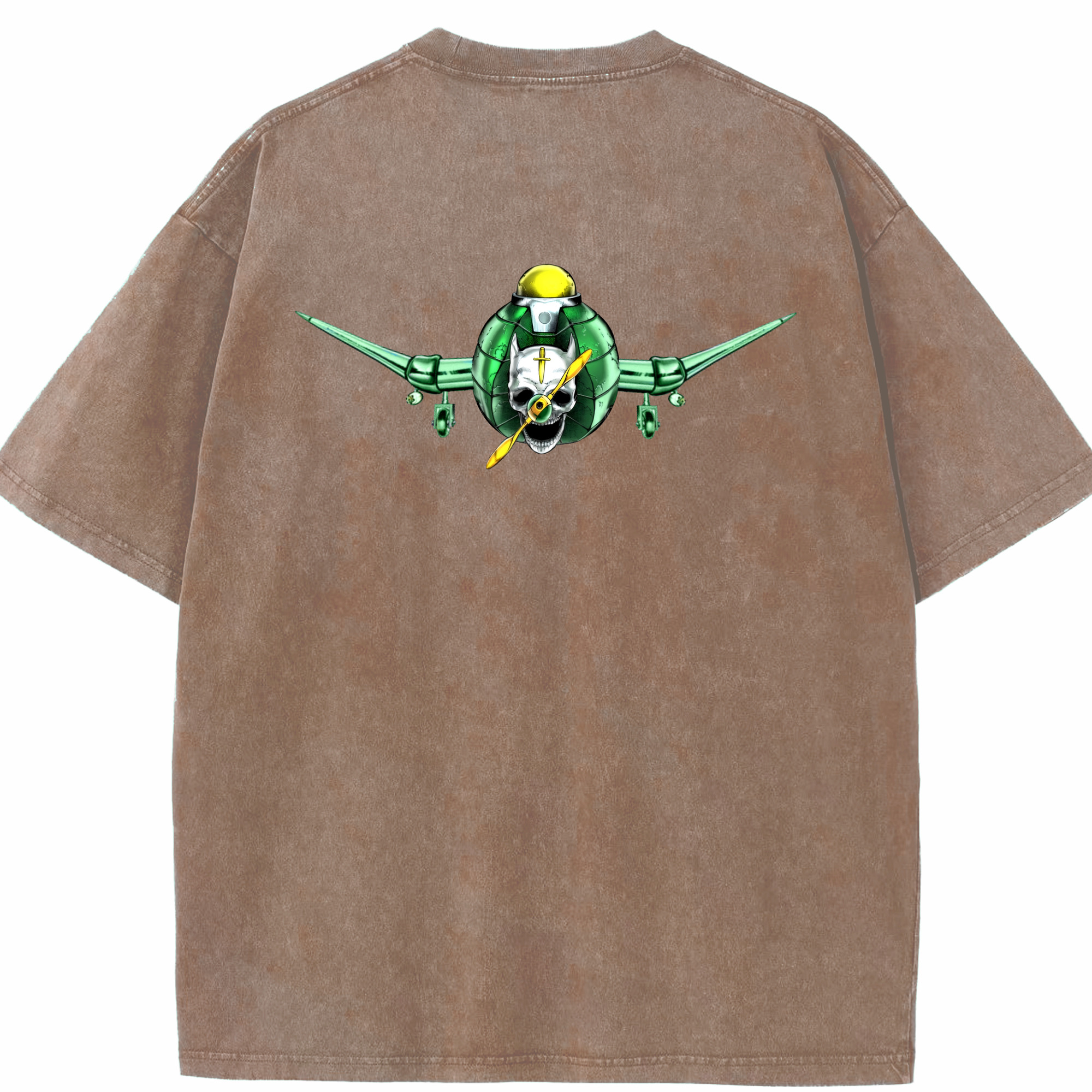 （画像用） ジョジョの奇妙な冒険 ナランチャ?ギルガ JoJo's Bizarre Adventure Narancia Ghirga 綿100% ヴィンテージ風 半袖Tシャツ（背面プリント）