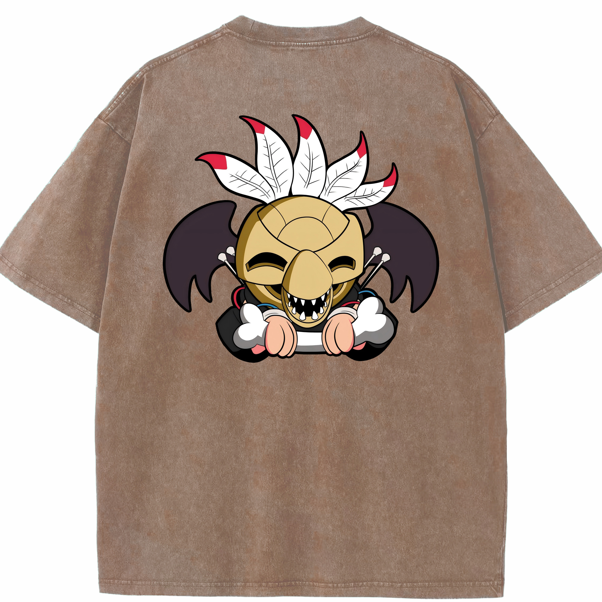 （画像用） ジョジョの奇妙な冒険 JoJo's Bizarre Adventure 綿100% ヴィンテージ風 半袖Tシャツ（背面プリント）