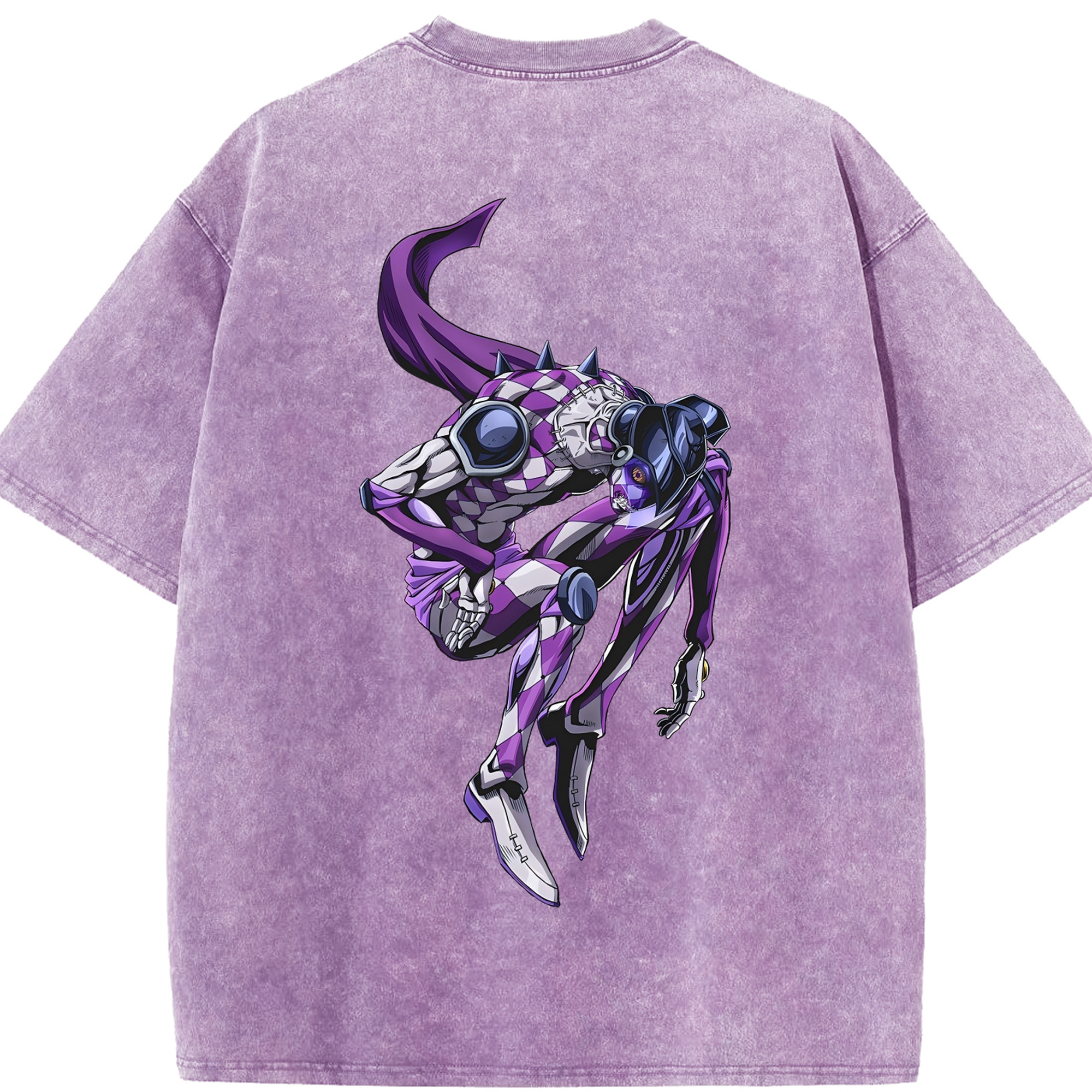 （画像用） ジョジョの奇妙な冒険 パンナコッタ?フー JoJo's Bizarre Adventure Pannacotta Fugo 綿100% ヴィンテージ風 半袖Tシャツ（背面プリント）