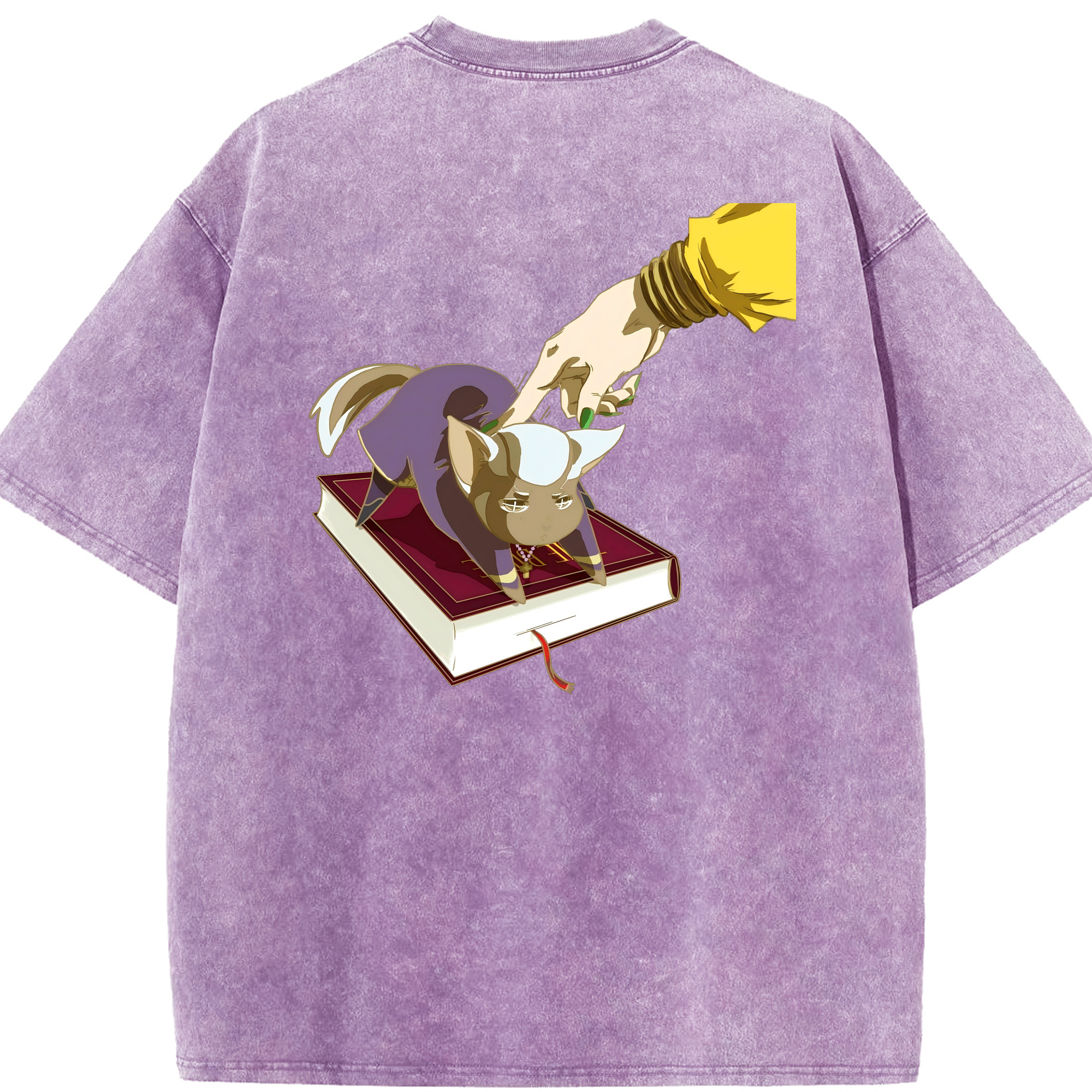 （画像用） ジョジョの奇妙な冒険 JoJo's Bizarre Adventure 綿100% ヴィンテージ風 半袖Tシャツ（背面プリント）