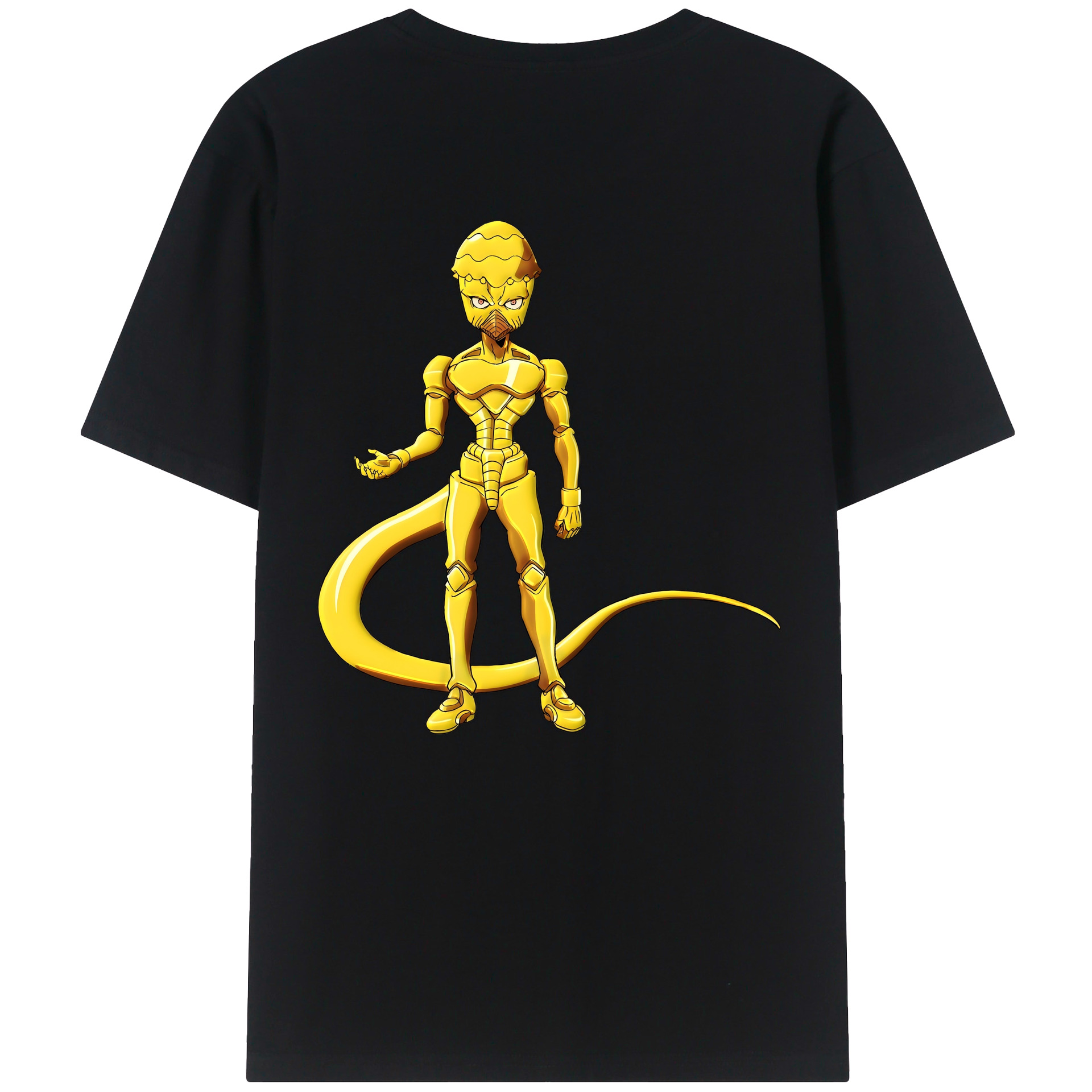 （画像用） ジョジョの奇妙な冒険 おといし あきら JoJo's Bizarre Adventure Akira Otoishi 綿100％ メンズ半袖Tシャツ（バックプリント） 通気性