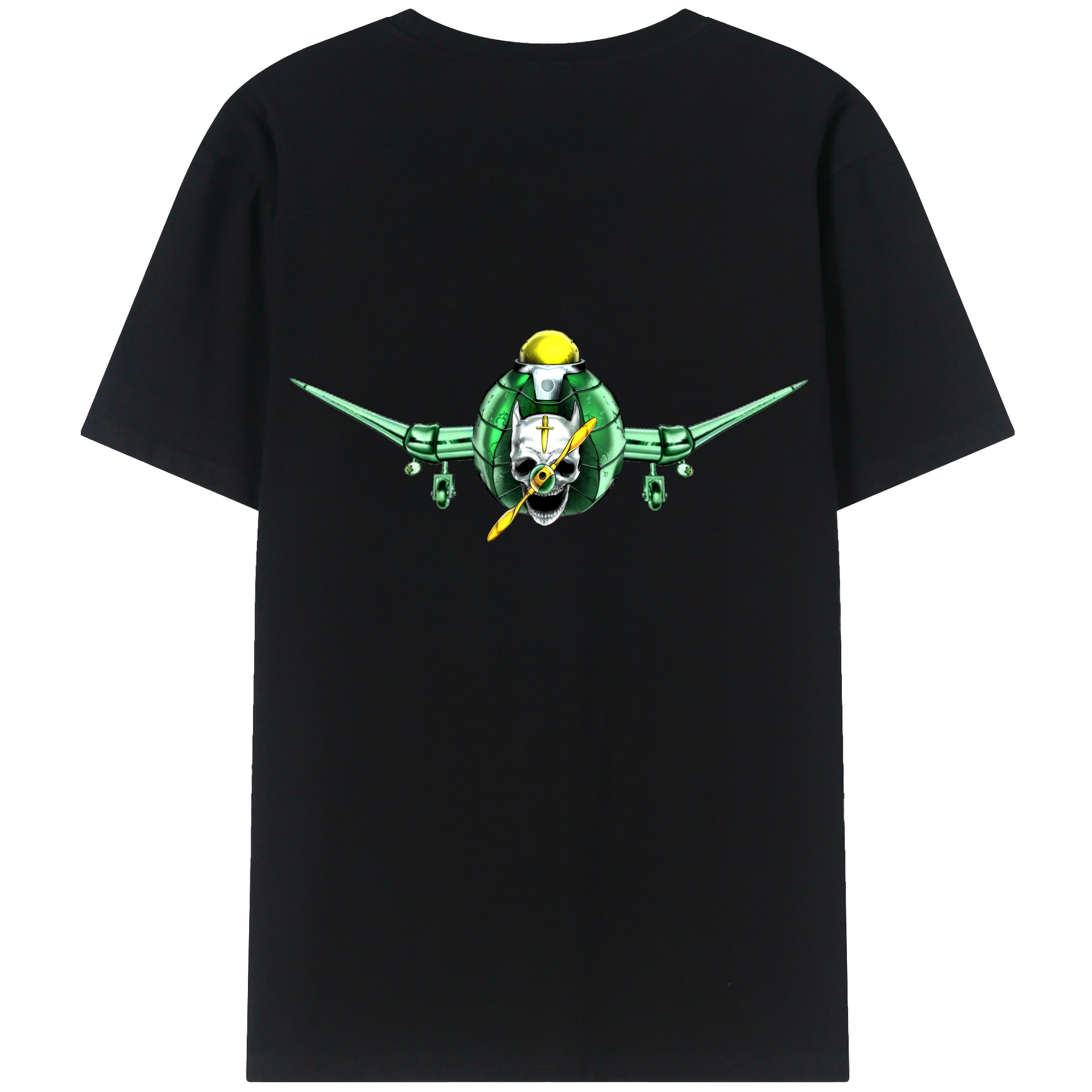 （画像用） ジョジョの奇妙な冒険 ナランチャ?ギルガ JoJo's Bizarre Adventure Narancia Ghirga 綿100％ メンズ半袖Tシャツ（バックプリント） 通気性