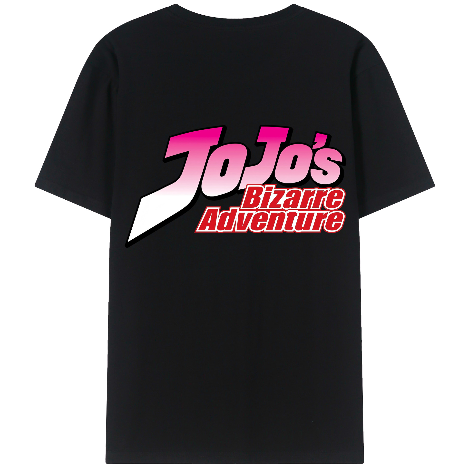 （画像用） ジョジョの奇妙な冒険 JoJo's Bizarre Adventure 綿100％ メンズ半袖Tシャツ（バックプリント） 通気性
