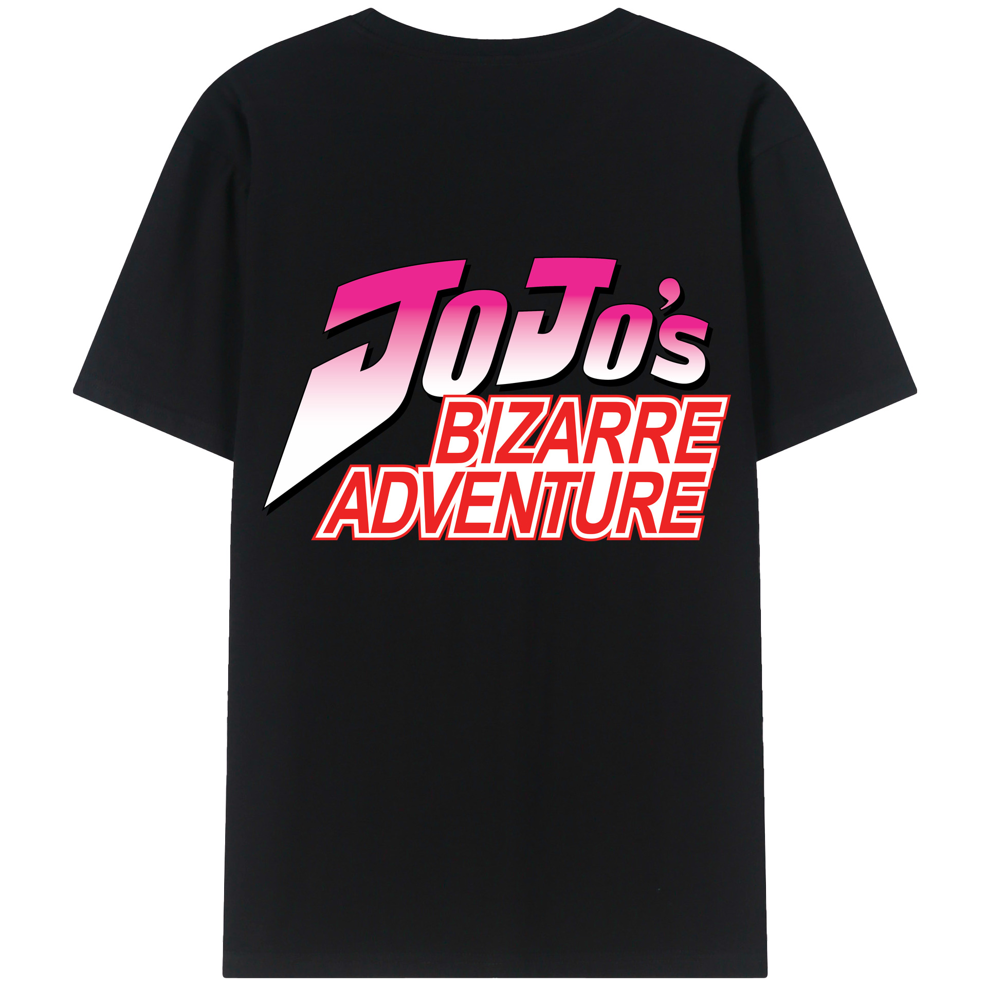（画像用） ジョジョの奇妙な冒険 JoJo's Bizarre Adventure 綿100％ メンズ半袖Tシャツ（バックプリント） 通気性