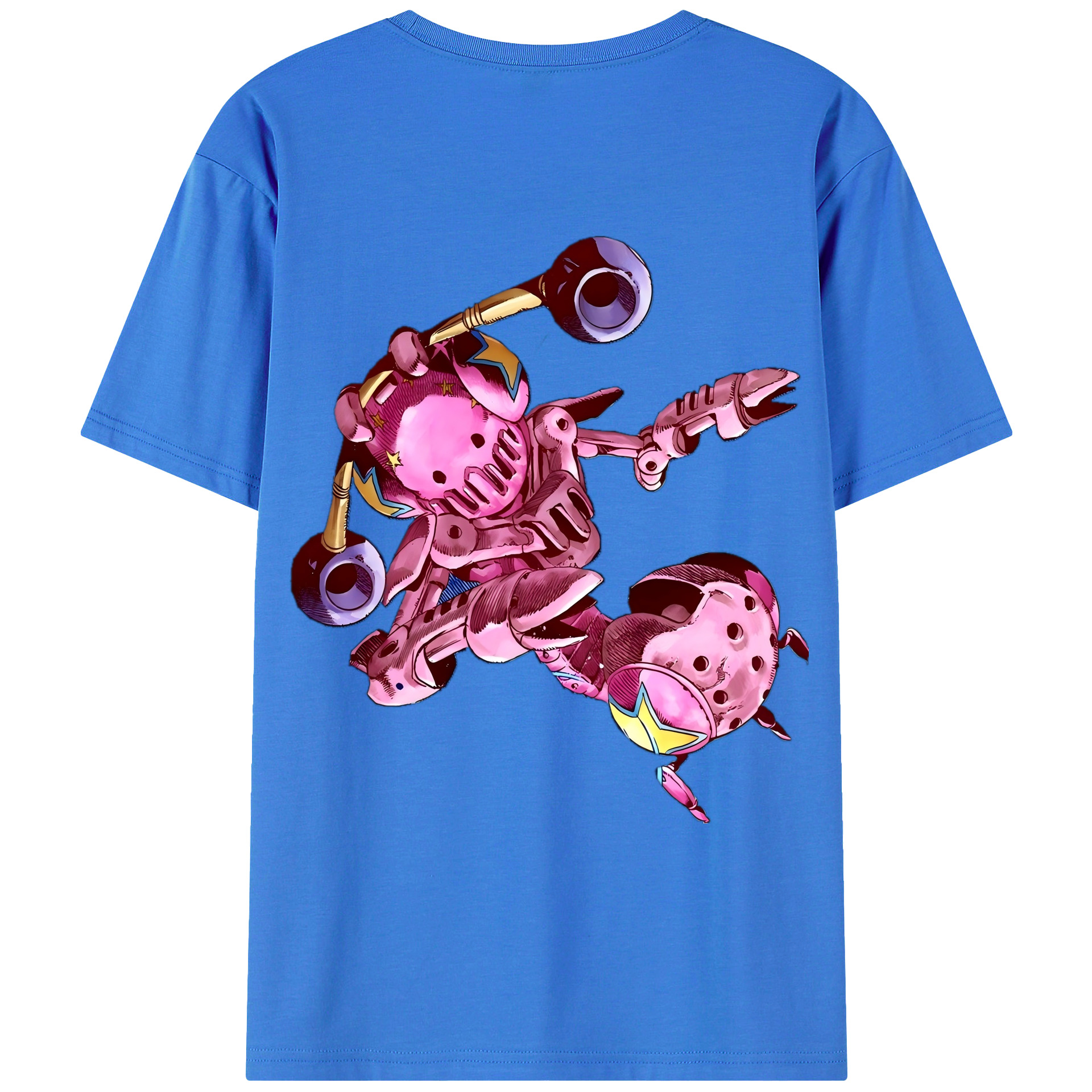 （画像用） ジョジョの奇妙な冒険 ジョナサン?ジョースター JoJo's Bizarre Adventure Jonathan Joestar 綿100％ メンズ半袖Tシャツ（バックプリント） 通気性