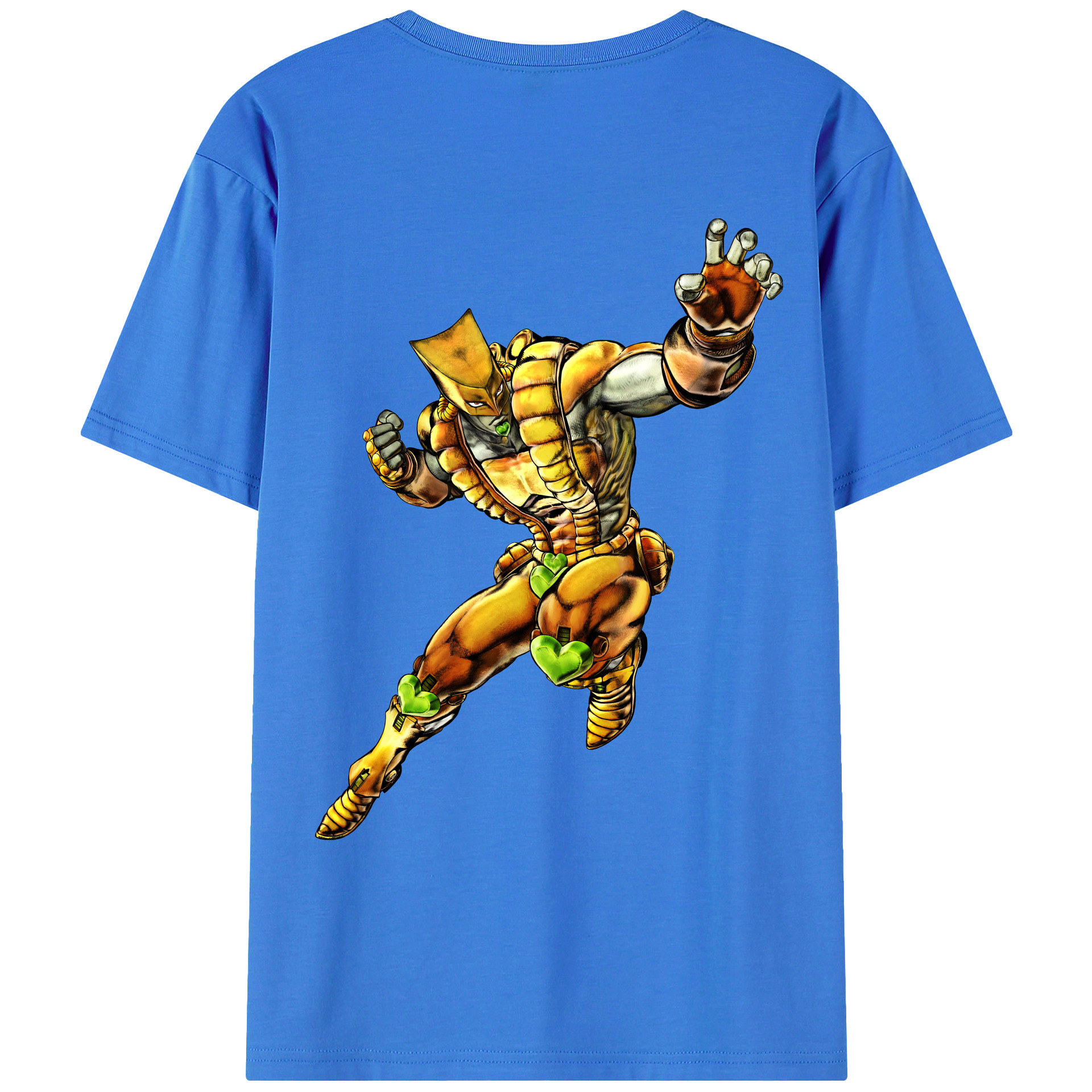（画像用） ジョジョの奇妙な冒険 ディオ?ブランドー JoJo's Bizarre Adventure Dio Brando 綿100％ メンズ半袖Tシャツ（バックプリント） 通気性