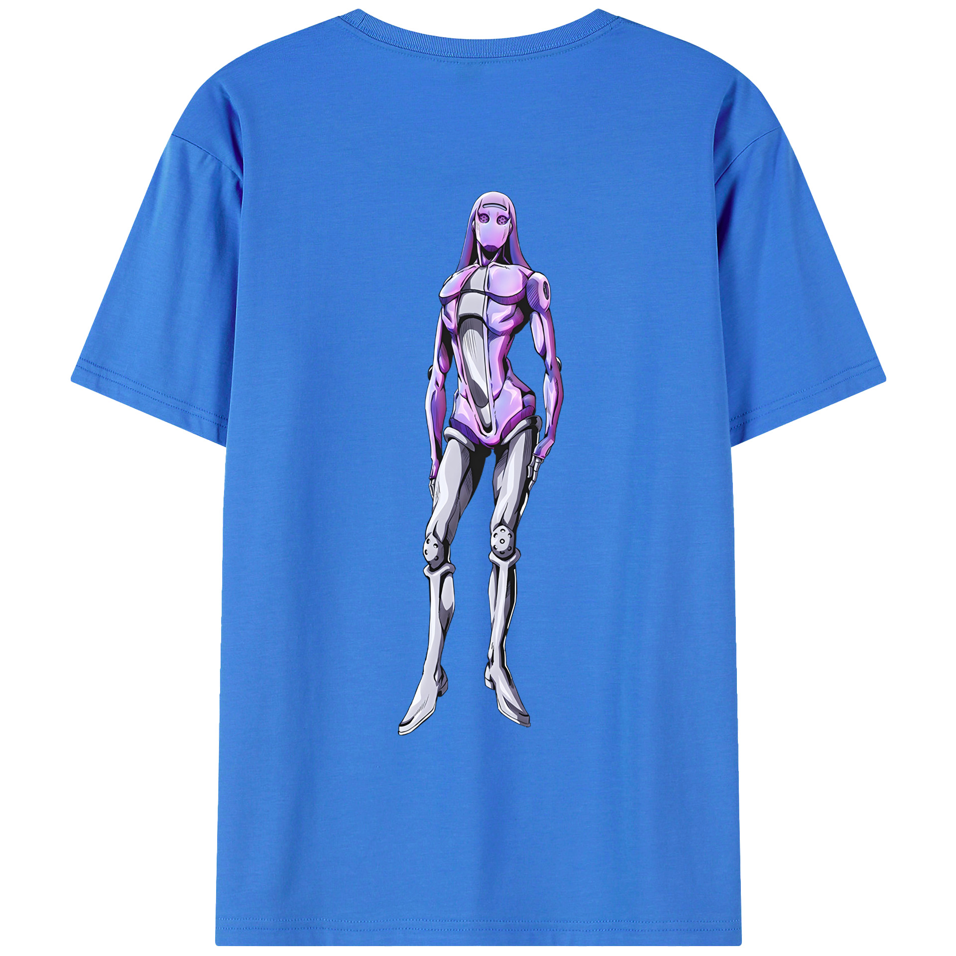 （画像用） ジョジョの奇妙な冒険 JoJo's Bizarre Adventure 綿100％ メンズ半袖Tシャツ（バックプリント） 通気性