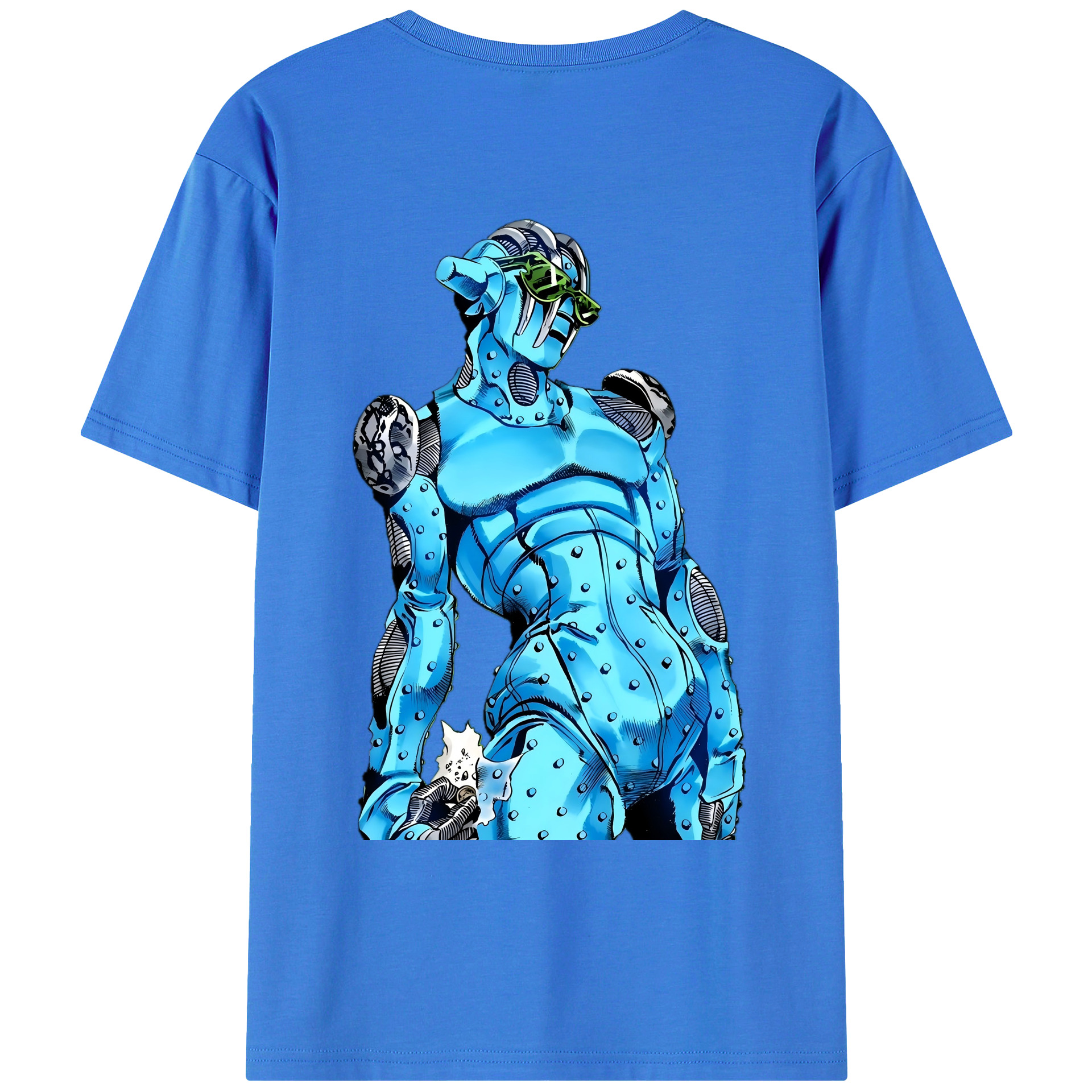 （画像用） ジョジョの奇妙な冒険 JoJo's Bizarre Adventure 綿100％ メンズ半袖Tシャツ（バックプリント） 通気性