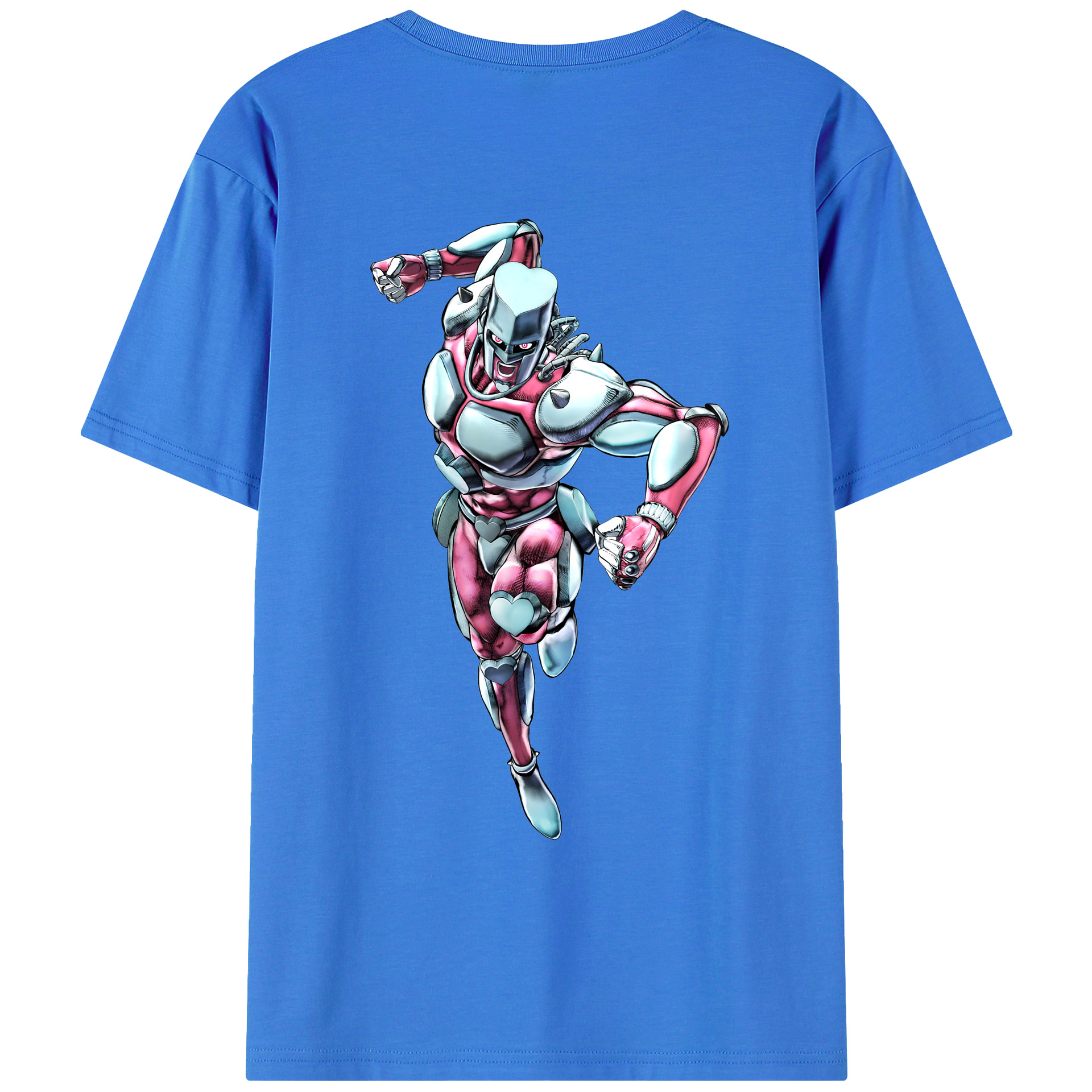 （画像用） ジョジョの奇妙な冒険 ひがしかた じょうすけ JoJo's Bizarre Adventure Higashikata Josuke 綿100％ メンズ半袖Tシャツ（バックプリント） 通気性