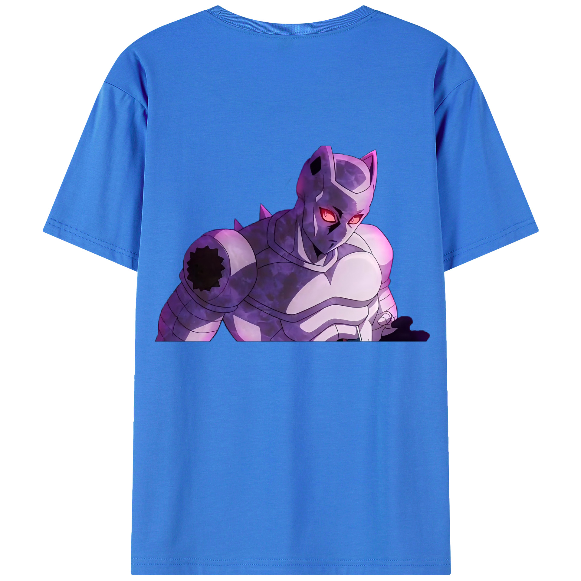 （画像用） ジョジョの奇妙な冒険 きら よしかげ JoJo's Bizarre Adventure Kira Yoshikage 綿100％ メンズ半袖Tシャツ（バックプリント） 通気性